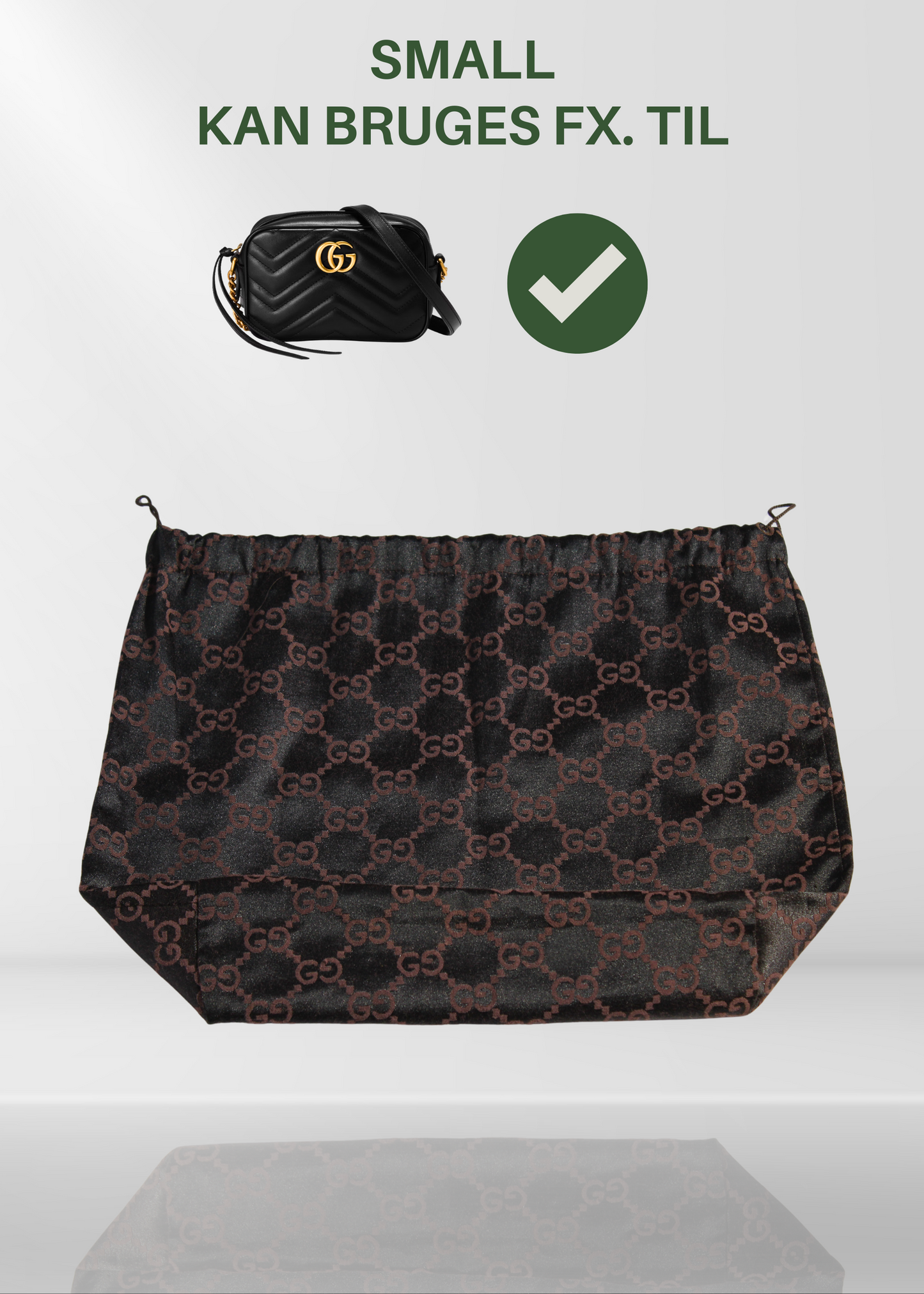 Preloved | GUCCI Dustbag Original | Flere Størrelser