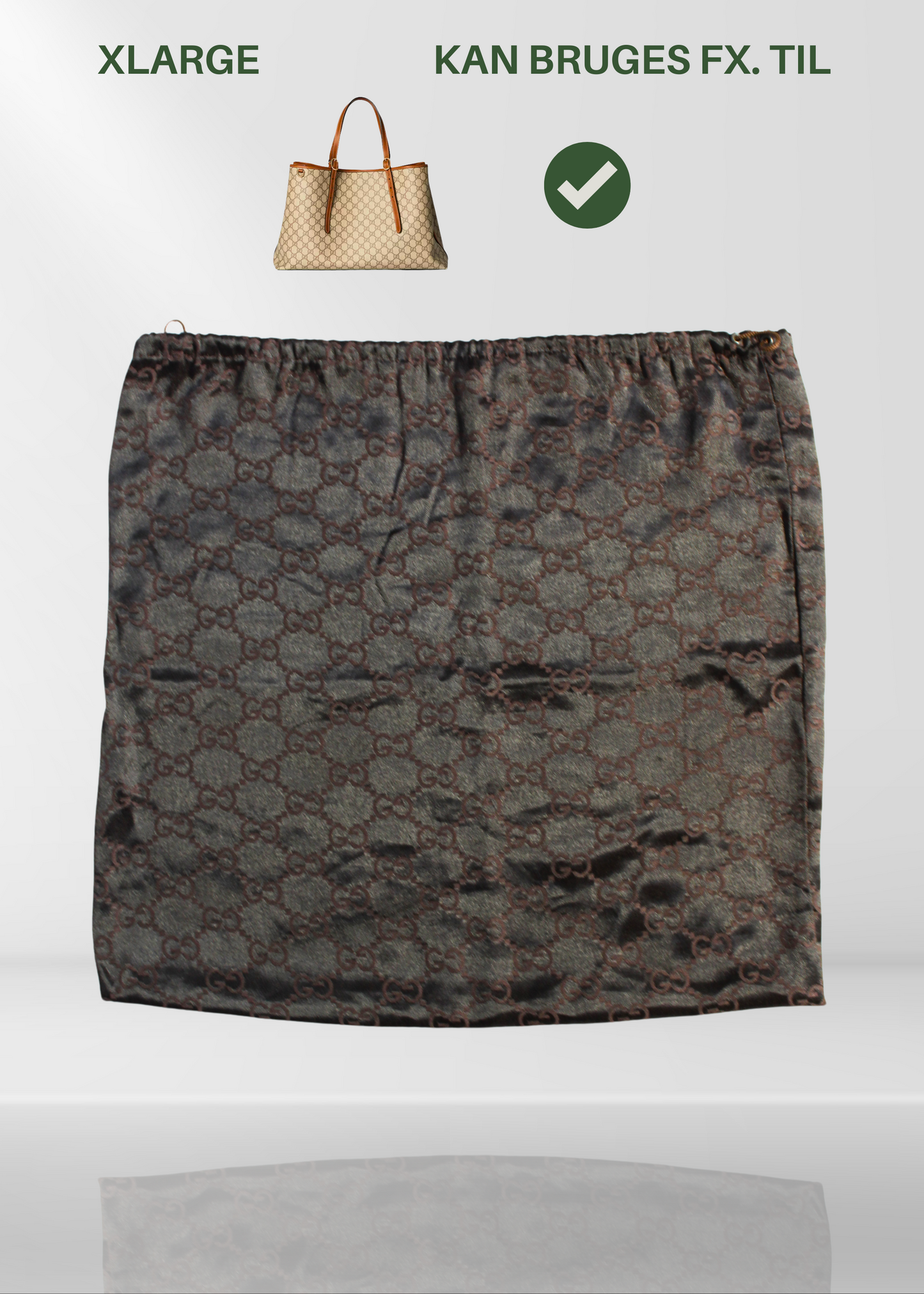 Preloved | GUCCI Dustbag Original | Flere Størrelser
