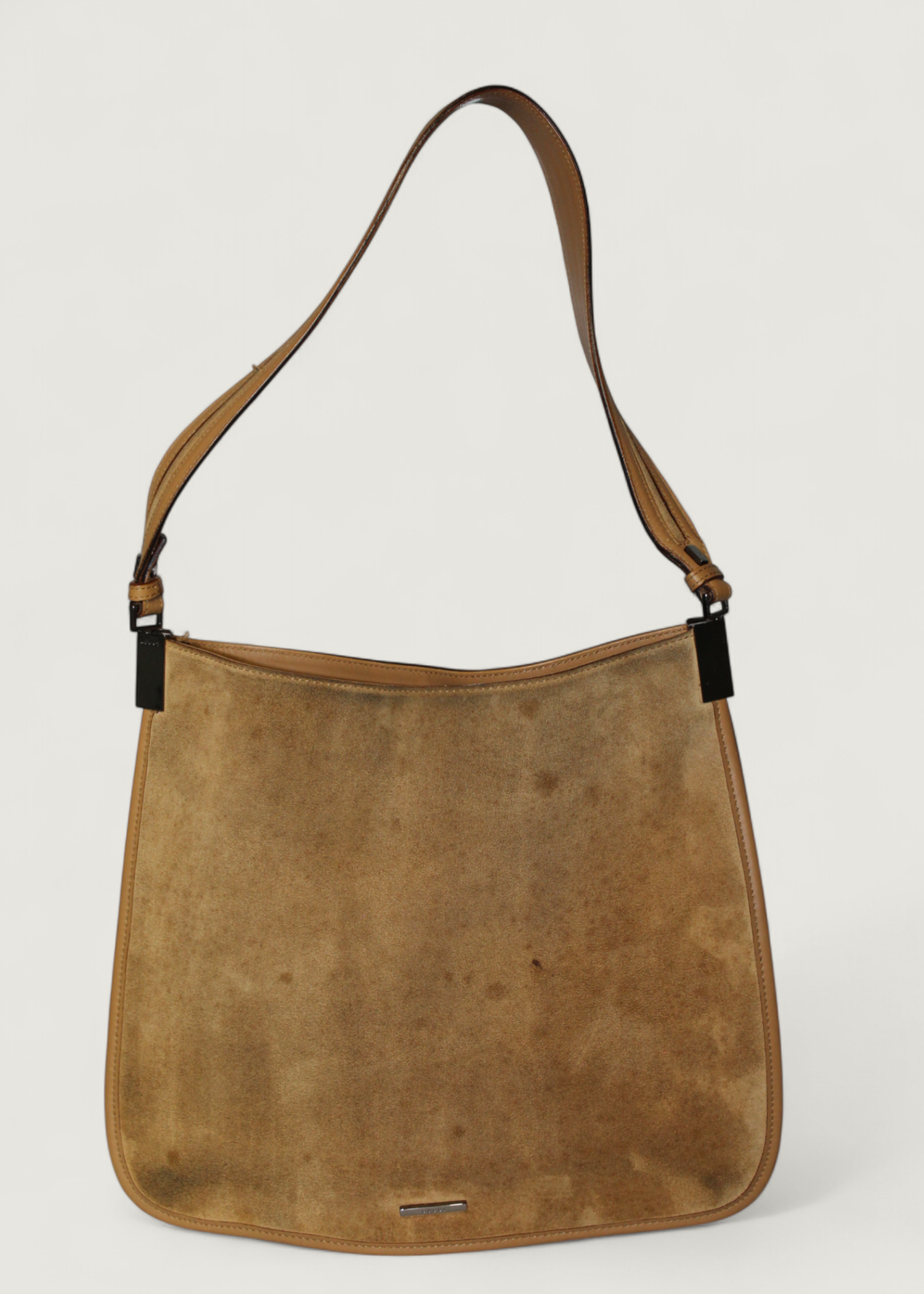 Preloved | Gucci Skuldertaske i Beige Ruskind