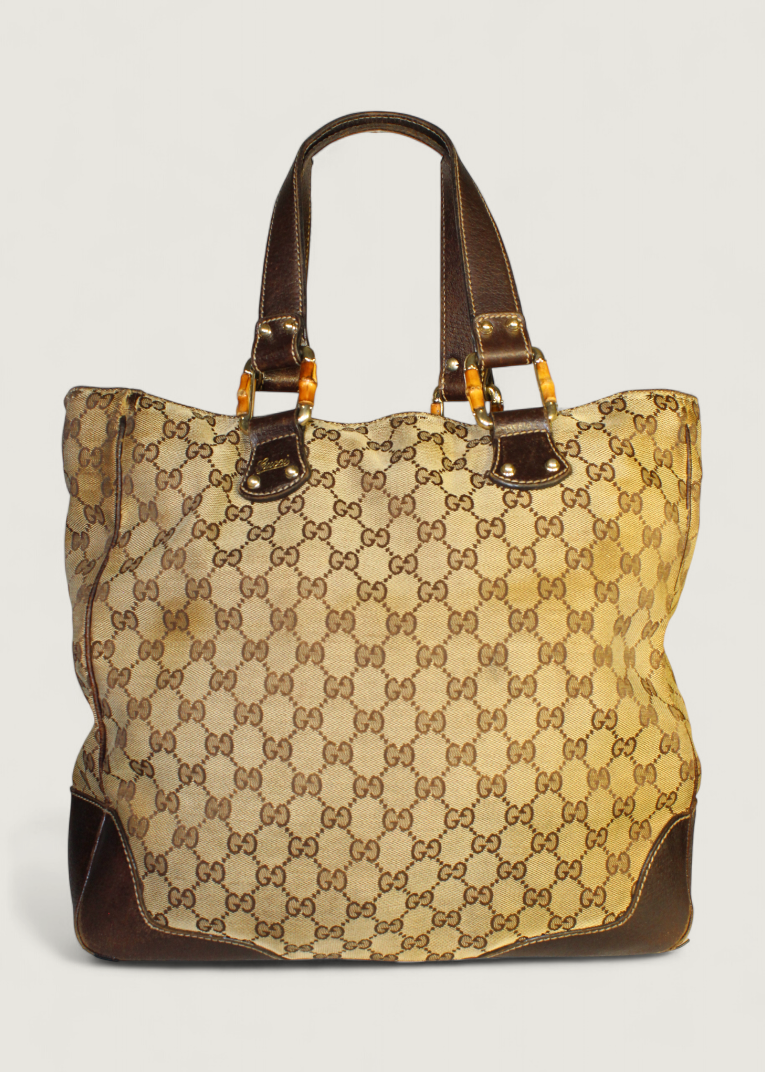 Preloved | Gucci GG Monogram Bamboo Totebag
