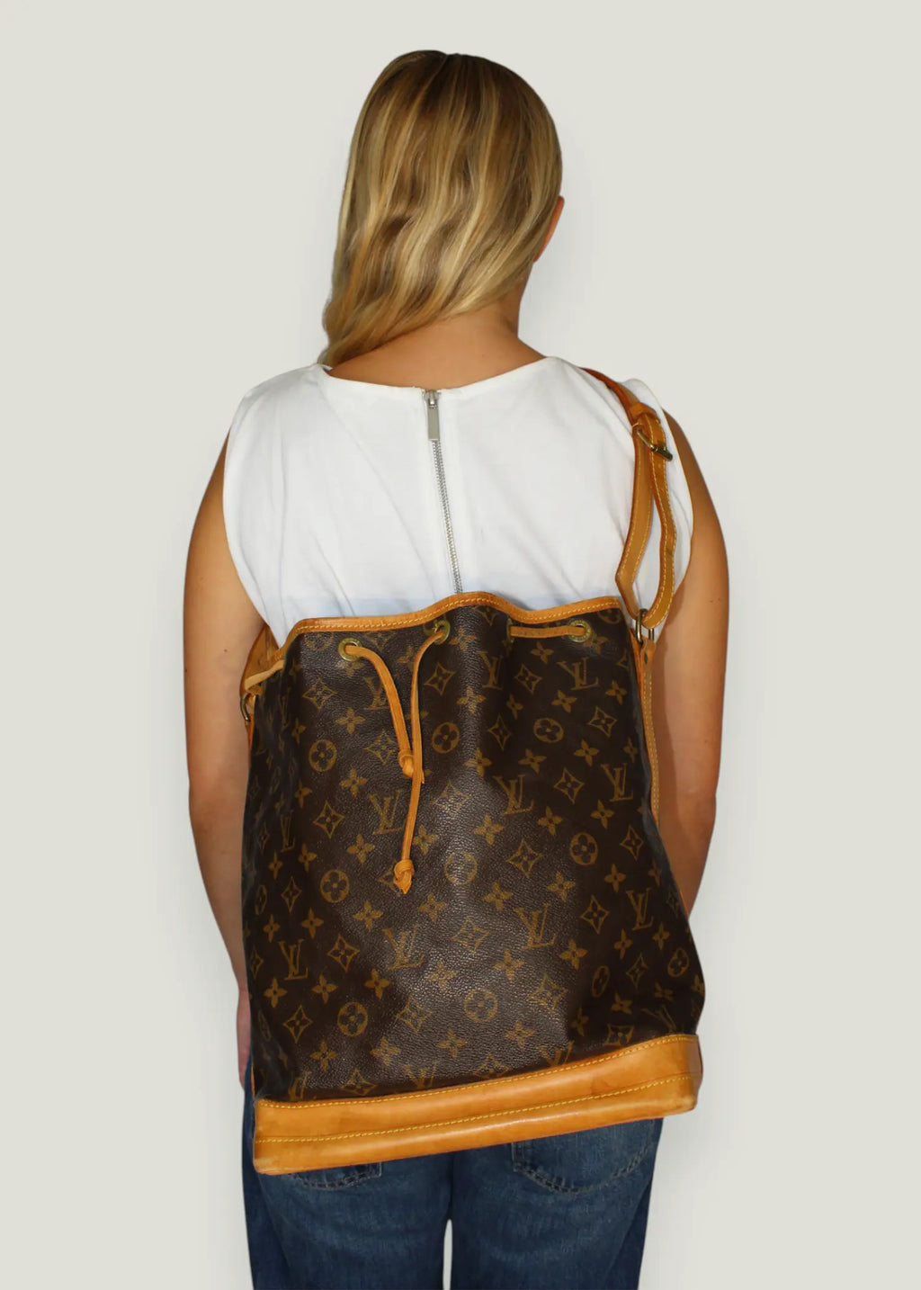 Preloved | Louis Vuitton Monogram Noé Skuldertaske i Canvas Louis Vuitton