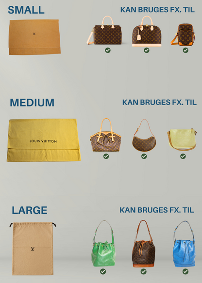 Preloved | LOUIS VUITTON Dustbag Original | Flere Størrelser