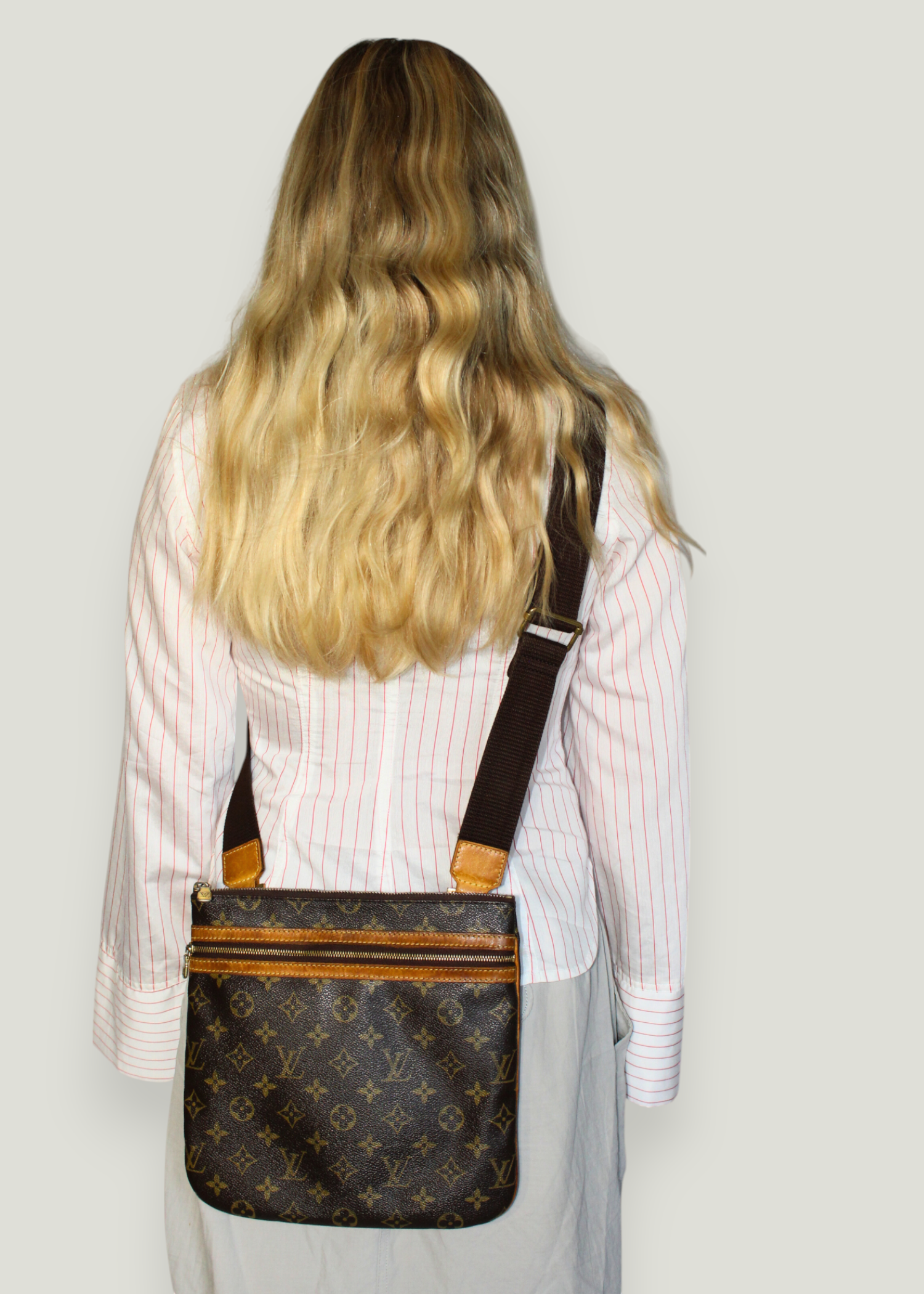 Preloved | Louis Vuitton Pochette Bosphore Crossbody i Monogram Canvas