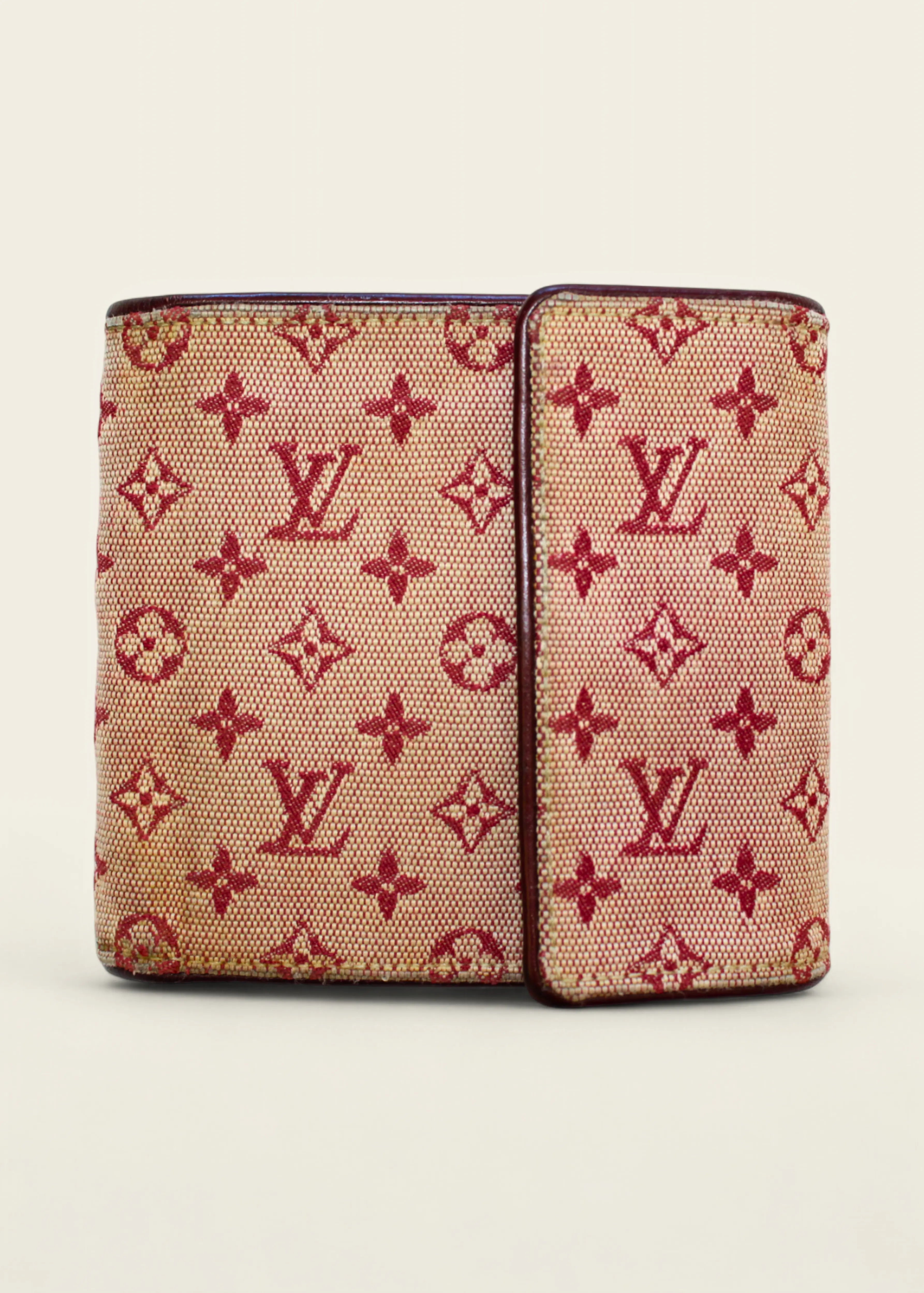Preloved | Louis Vuitton Monogram Mini Lin Pung Pink & Bordeaux Rød i Canvas Louis Vuitton