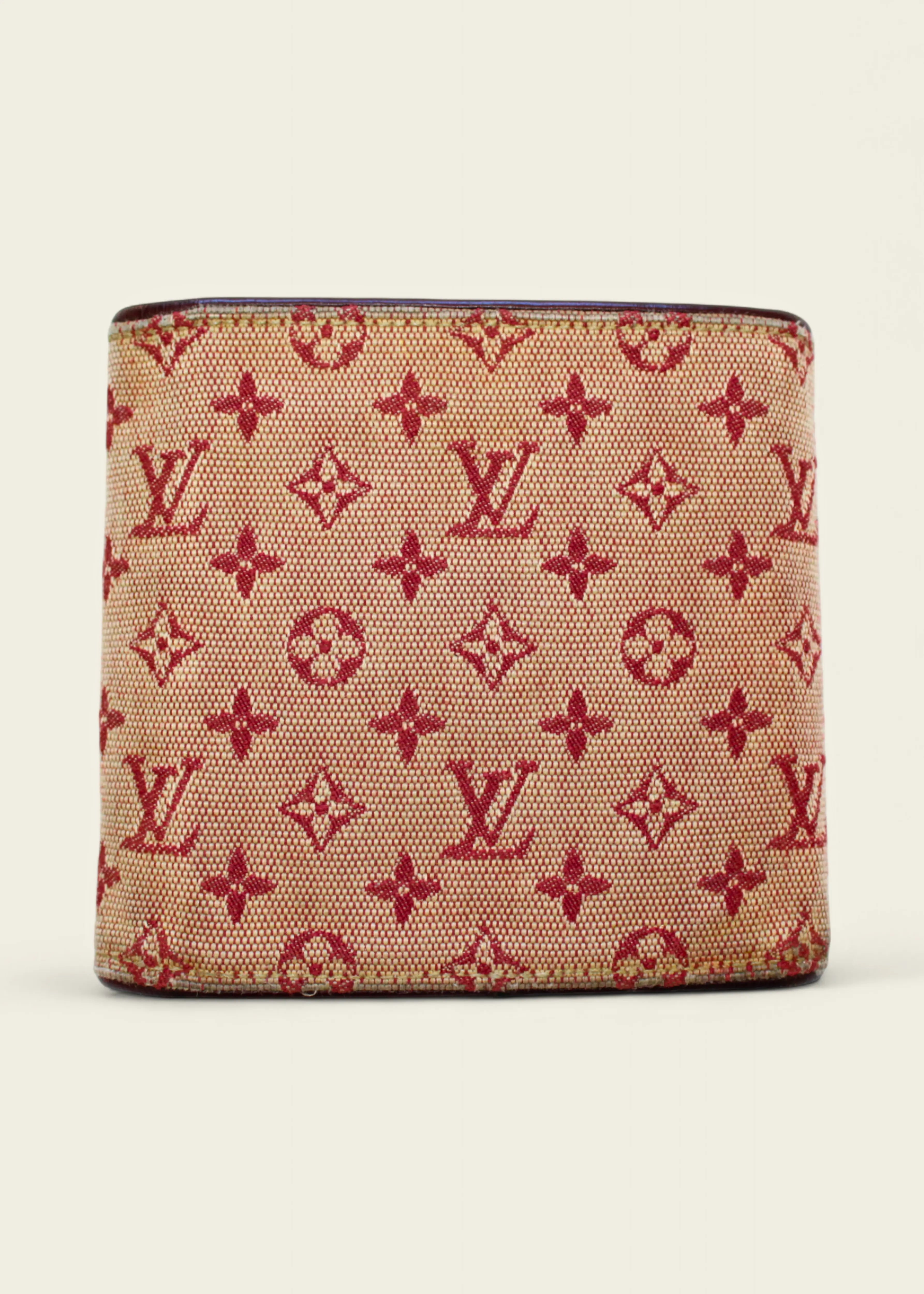 Preloved | Louis Vuitton Monogram Mini Lin Pung Pink & Bordeaux Rød i Canvas Louis Vuitton