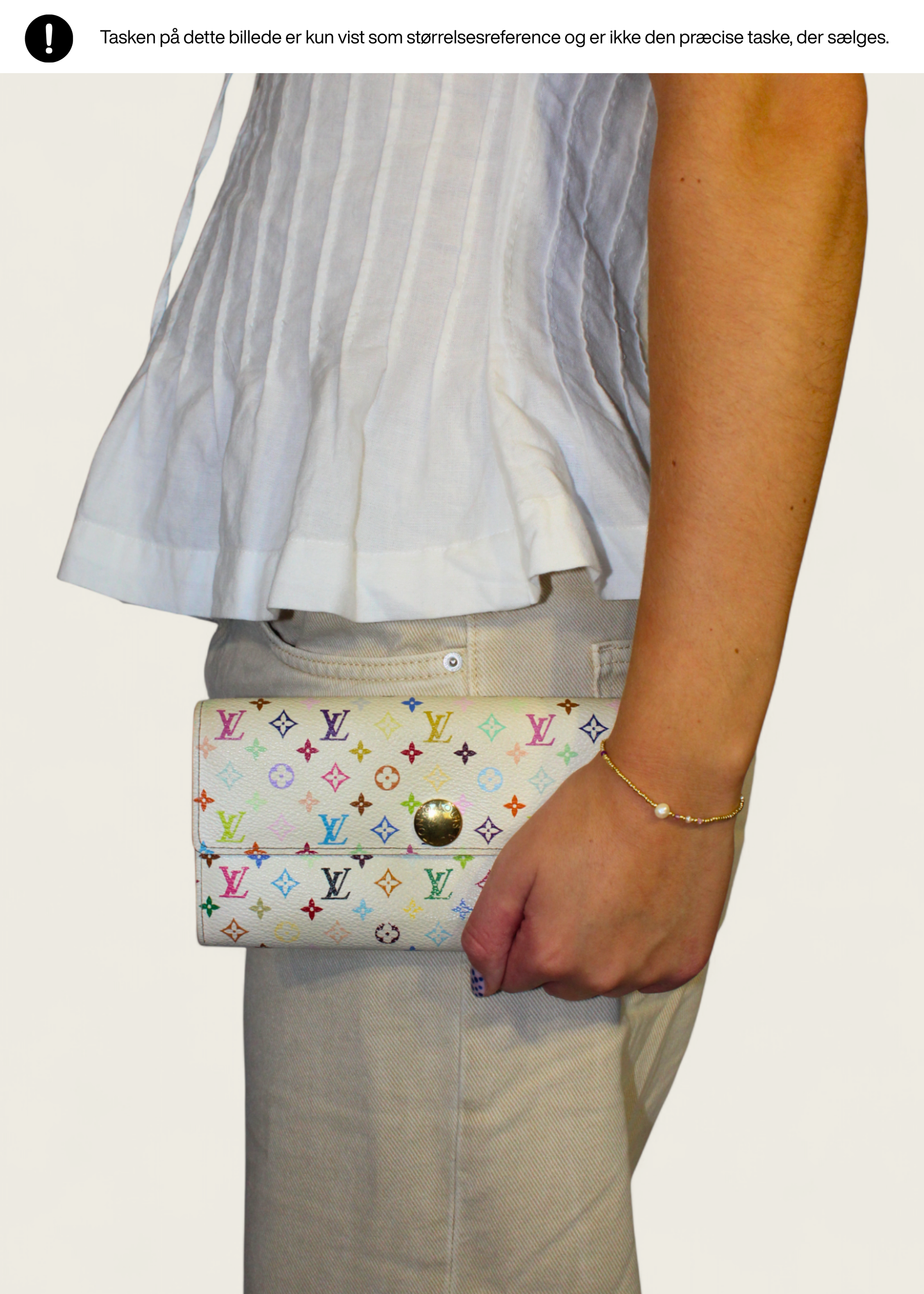 Preloved | Louis Vuitton Monogram x Takashi Murakami Multicolor Porte-Feuille Sarah Hvid Pung