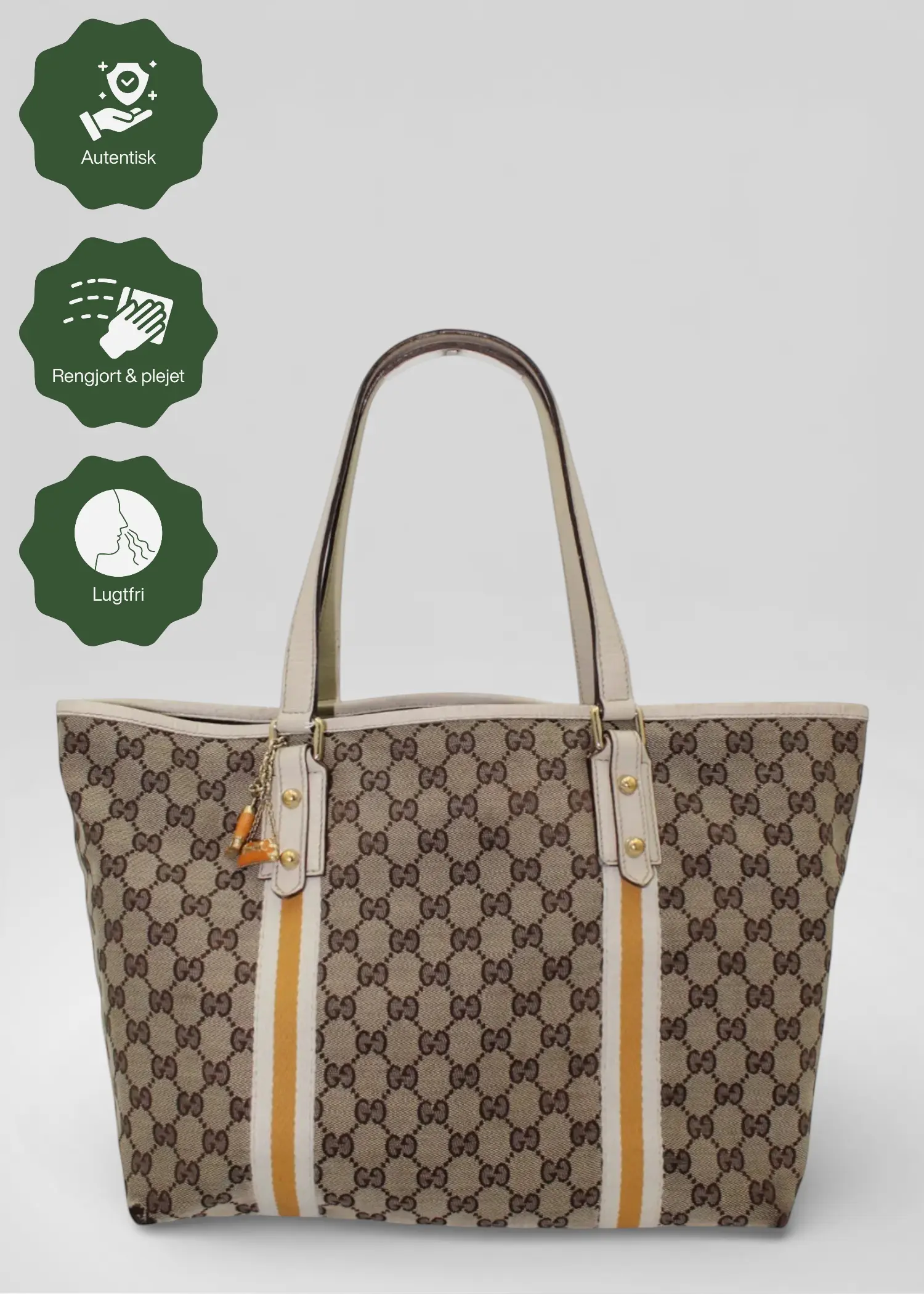 Preloved | Gucci Monogram Jolicoeur Totebag i GG Canvas