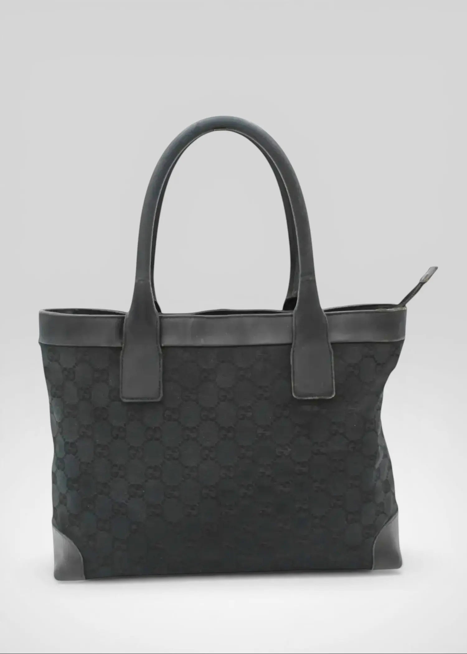 Preloved | Gucci GG Monogram Håndtaske i Sort Gucci