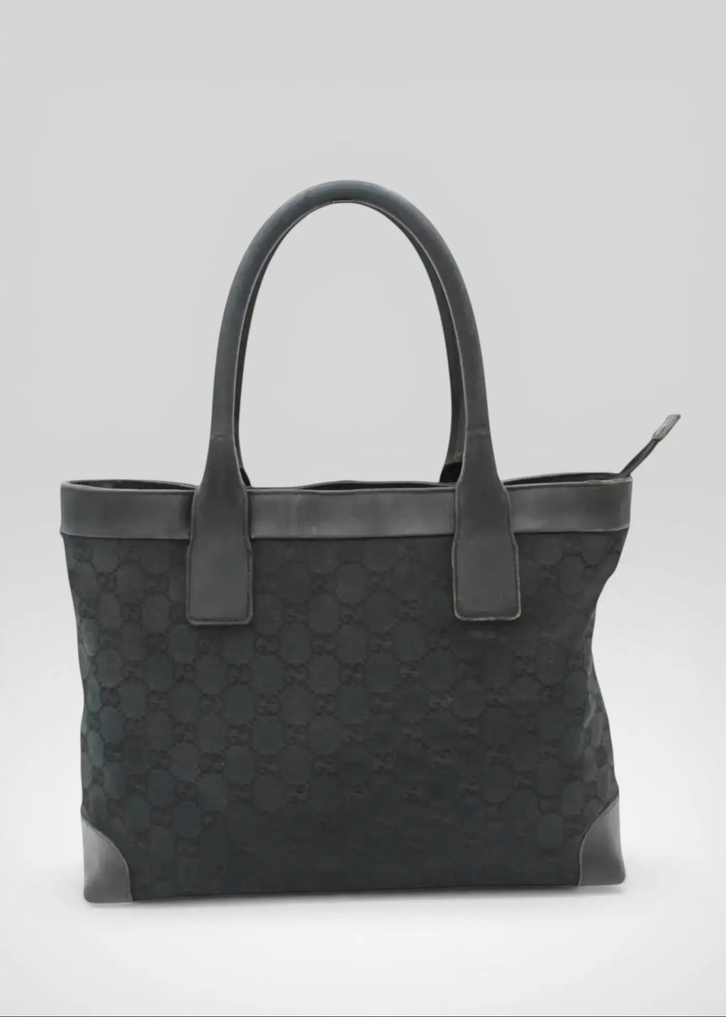 Preloved | Gucci GG Monogram Håndtaske i Sort Gucci