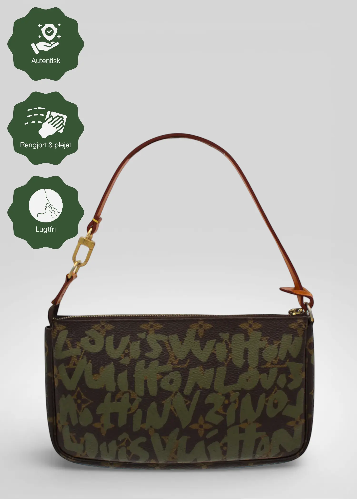 Preloved | Louis Vuitton x Stephen Sprouse Graffiti Pochette Accessoires i Khaki Monogram