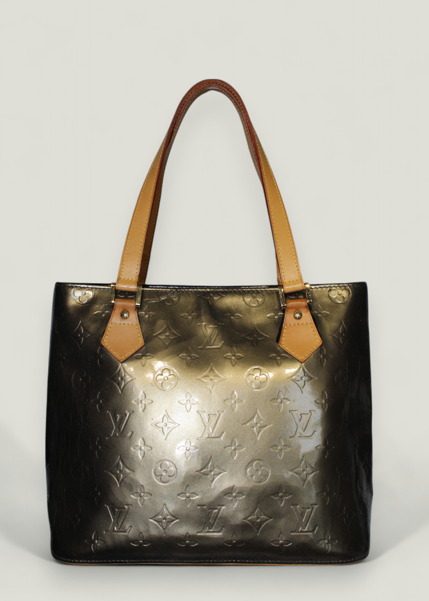Preloved | Louis Vuitton Houston Gold Håndtaske i Monogram Vernis