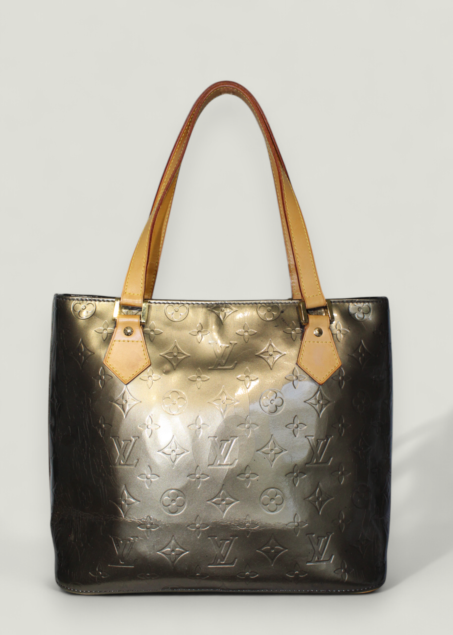 Preloved | Louis Vuitton Houston Gold Håndtaske i Monogram Vernis