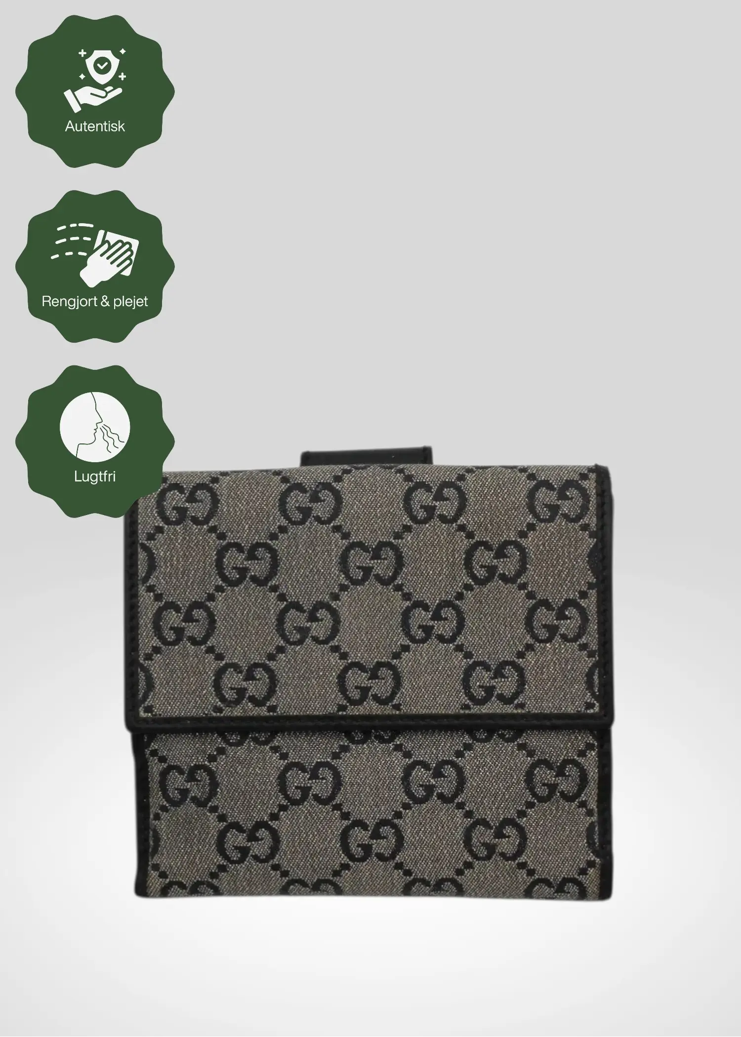 Preloved | Gucci GG Monogram Pung i Metallic Gucci