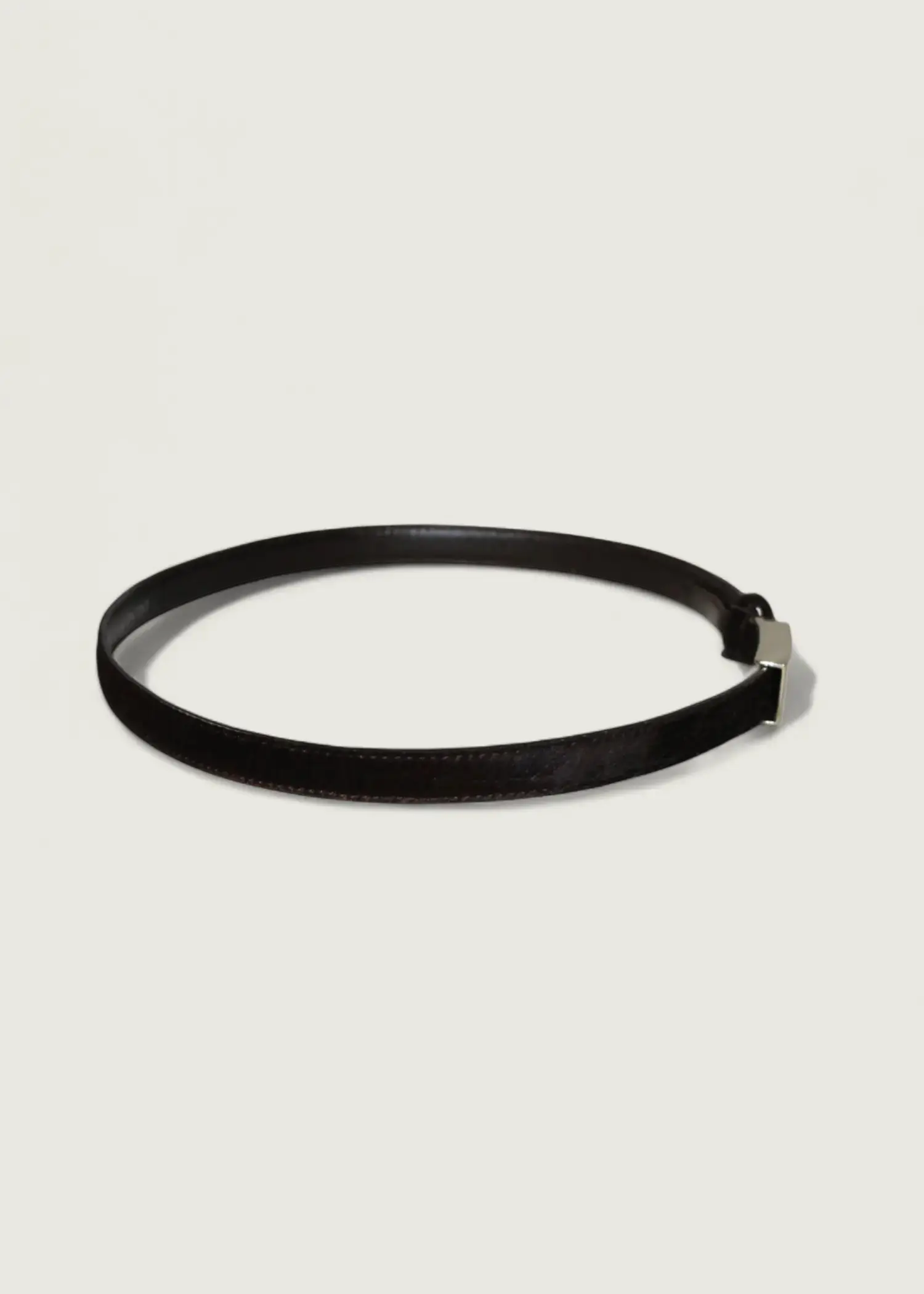 Preloved | Gucci Harako Bælte i Mørkebrunt Hårkalv Gucci