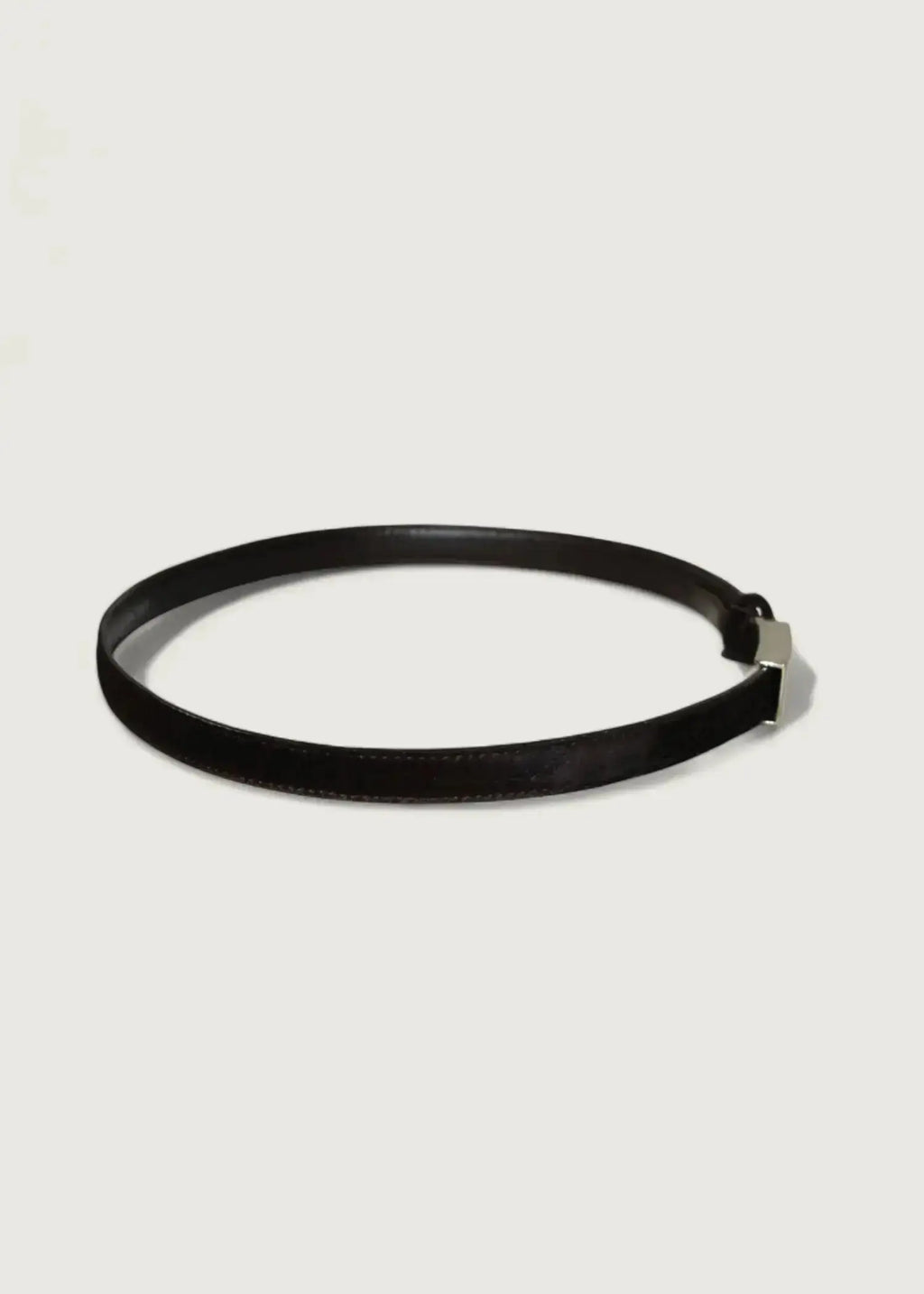 Preloved | Gucci Harako Bælte i Mørkebrunt Hårkalv Gucci