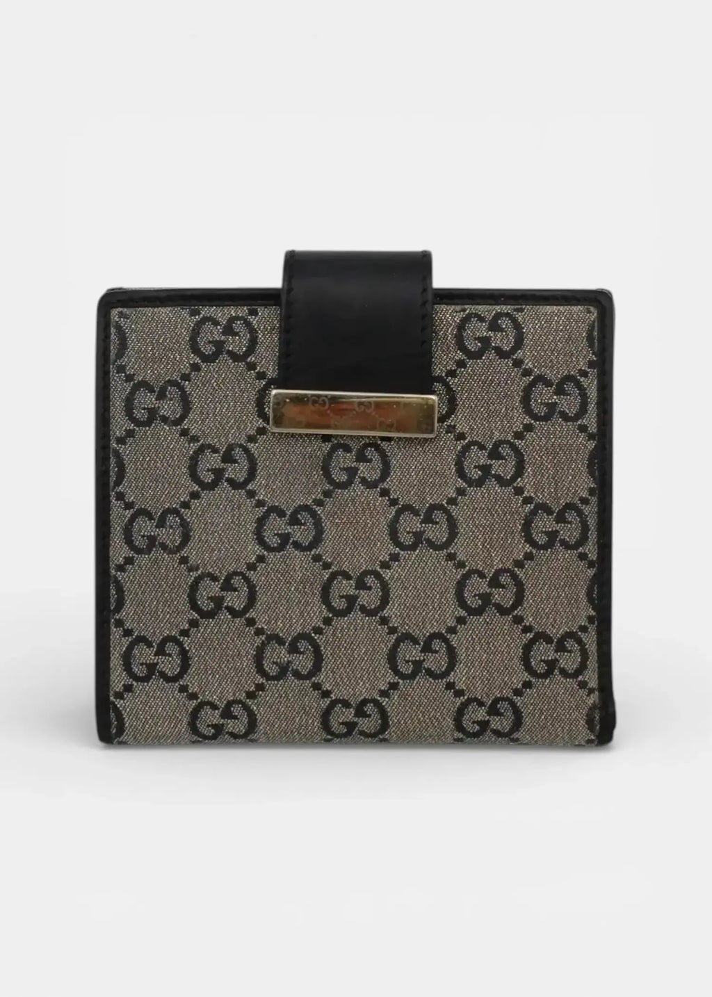 Preloved | Gucci GG Monogram Pung i Metallic Gucci