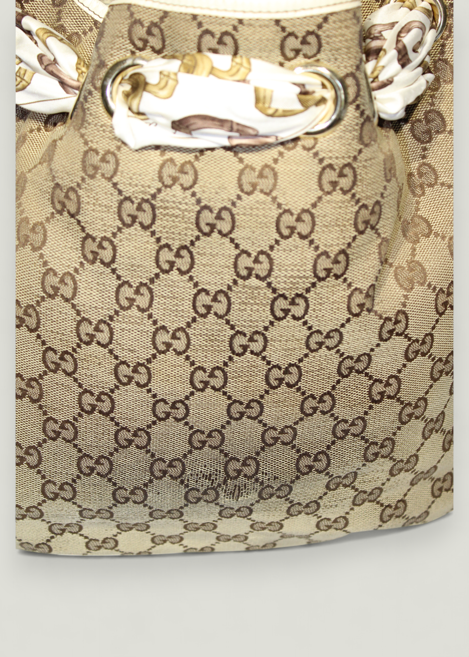 Preloved | Gucci GG Skuldertaske i Beige Monogram Canvas