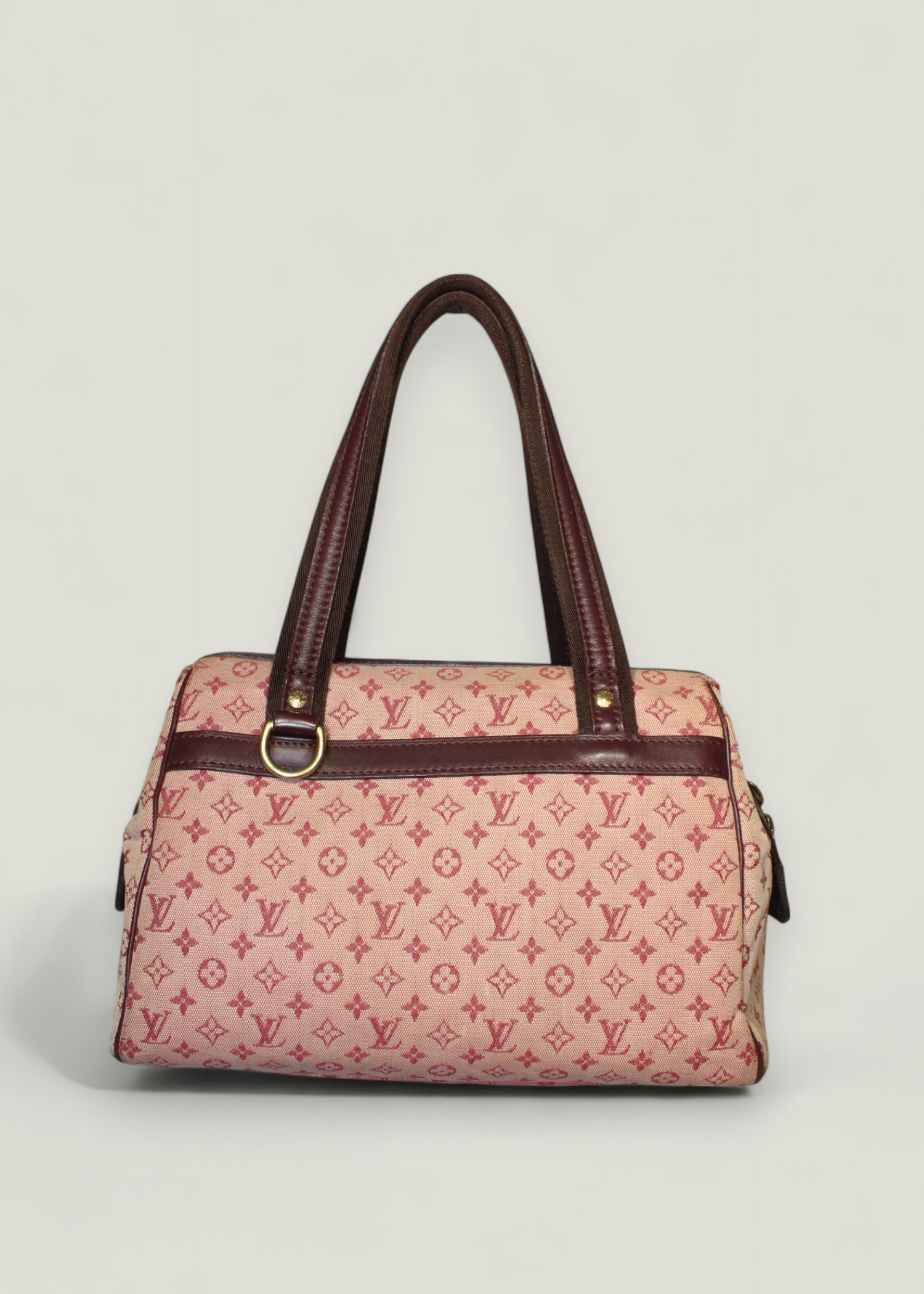 Preloved | Louis Vuitton Josephine PM Totebag i Monogram Mini Lin Pink Canvas