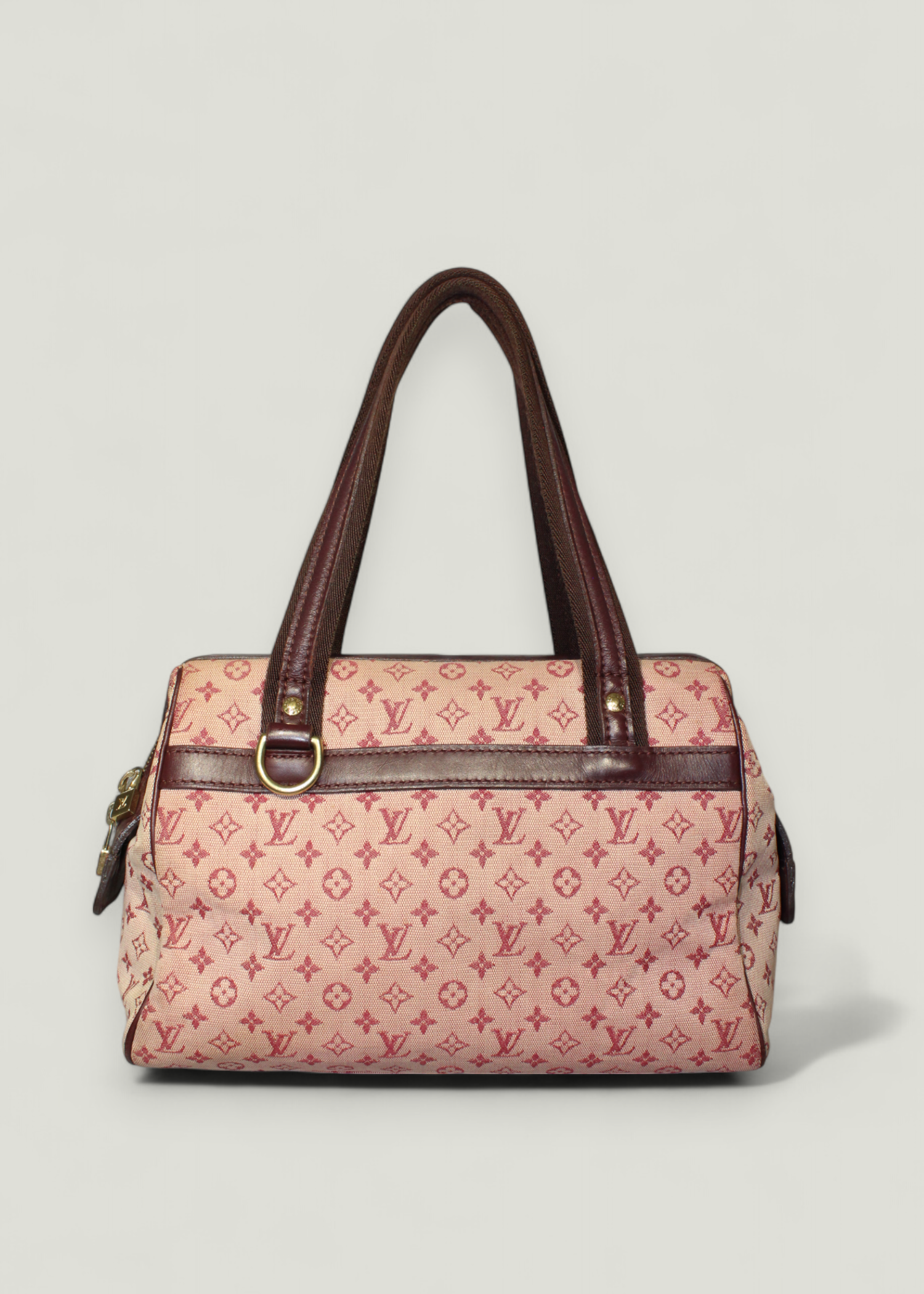 Preloved | Louis Vuitton Josephine PM Totebag i Monogram Mini Lin Pink Canvas
