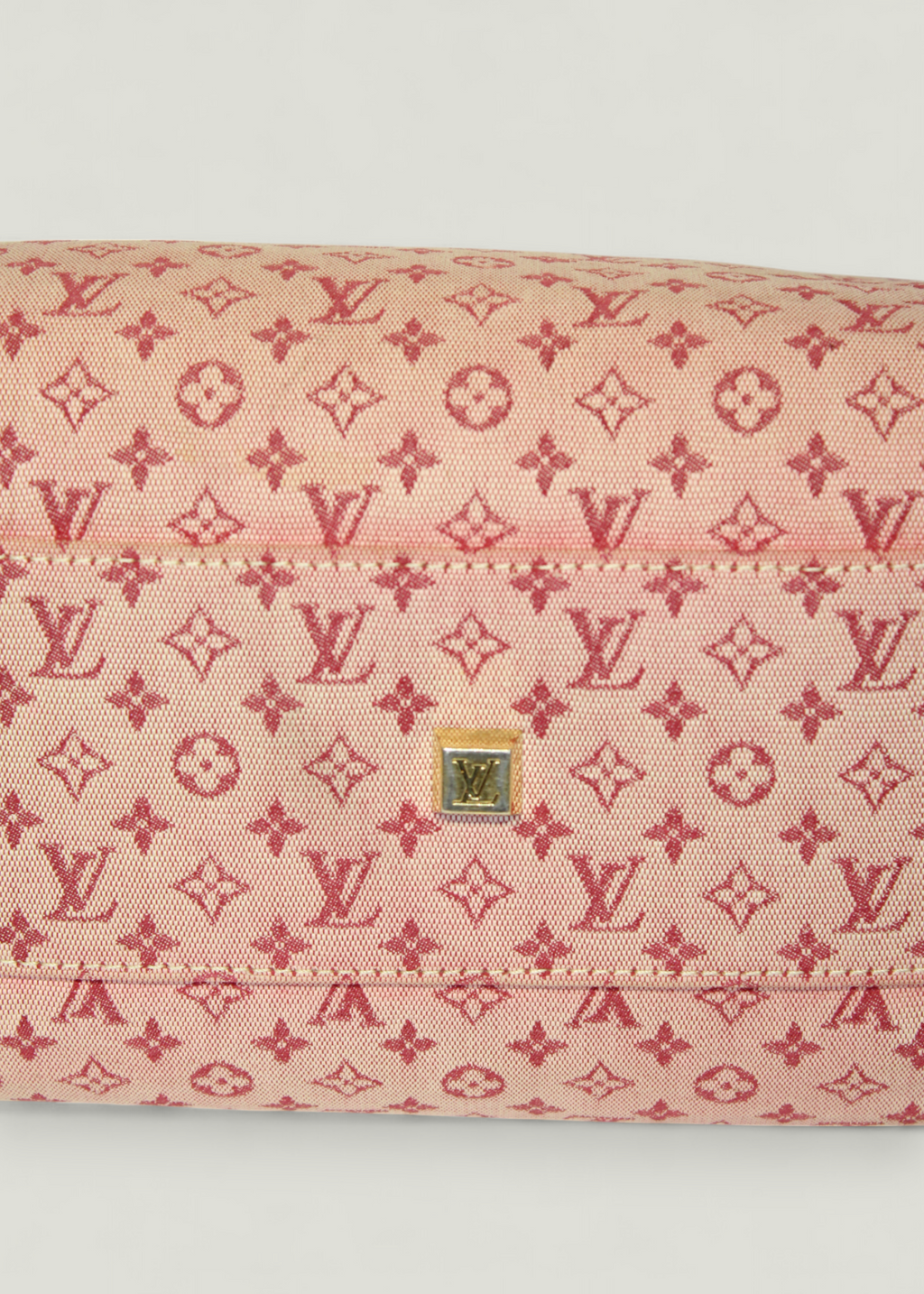 Preloved | Louis Vuitton Josephine PM Totebag i Monogram Mini Lin Pink Canvas