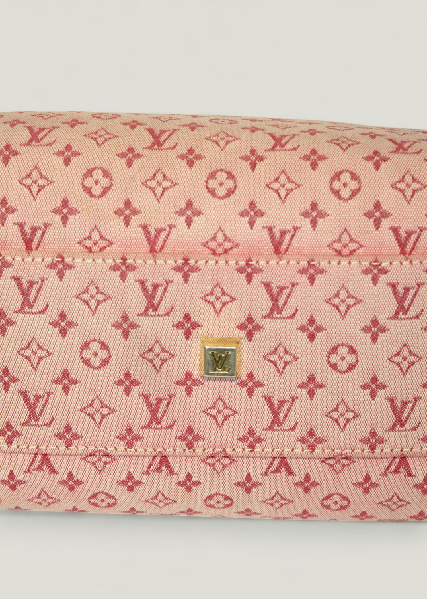 Preloved | Louis Vuitton Josephine PM Totebag i Monogram Mini Lin Pink Canvas