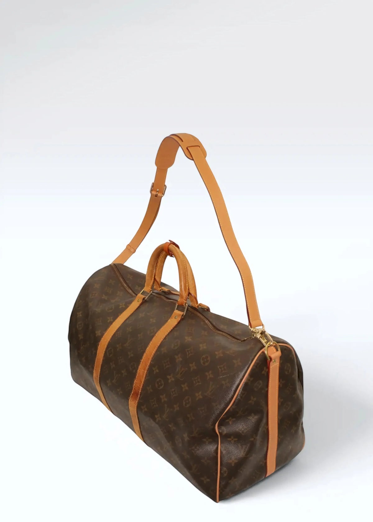 Vachetta Læderrem med Patineret Finish Justerbar til Louis Vuitton Keepall & Speedy – 100-120 cm Hidden Luxury Project