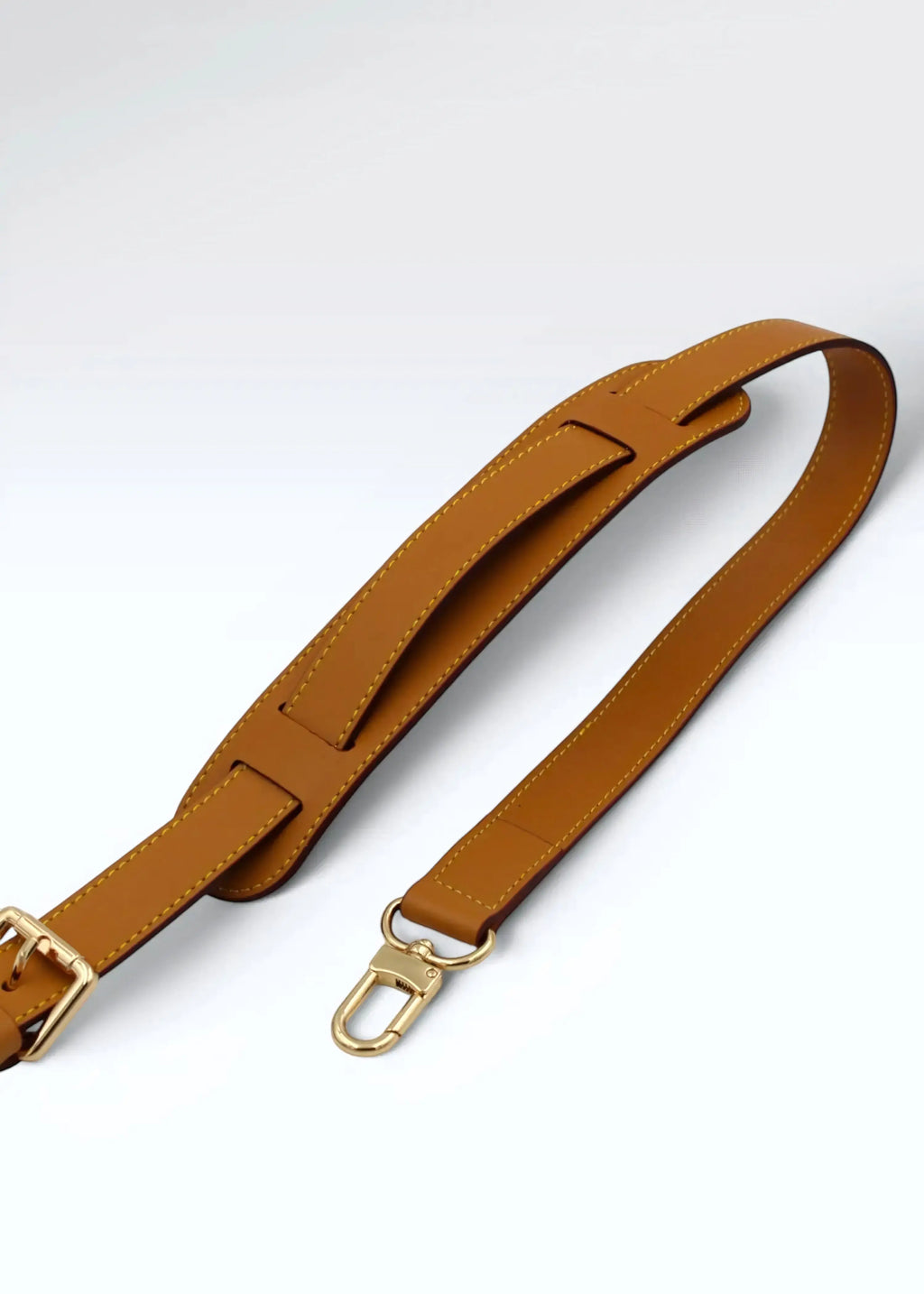 Vachetta Læderrem med Patineret Finish Justerbar til Louis Vuitton Keepall & Speedy – 100-120 cm Hidden Luxury Project