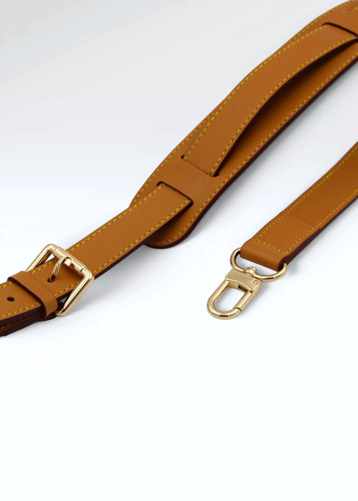Vachetta Læderrem med Patineret Finish Justerbar til Louis Vuitton Keepall & Speedy – 100-120 cm Hidden Luxury Project