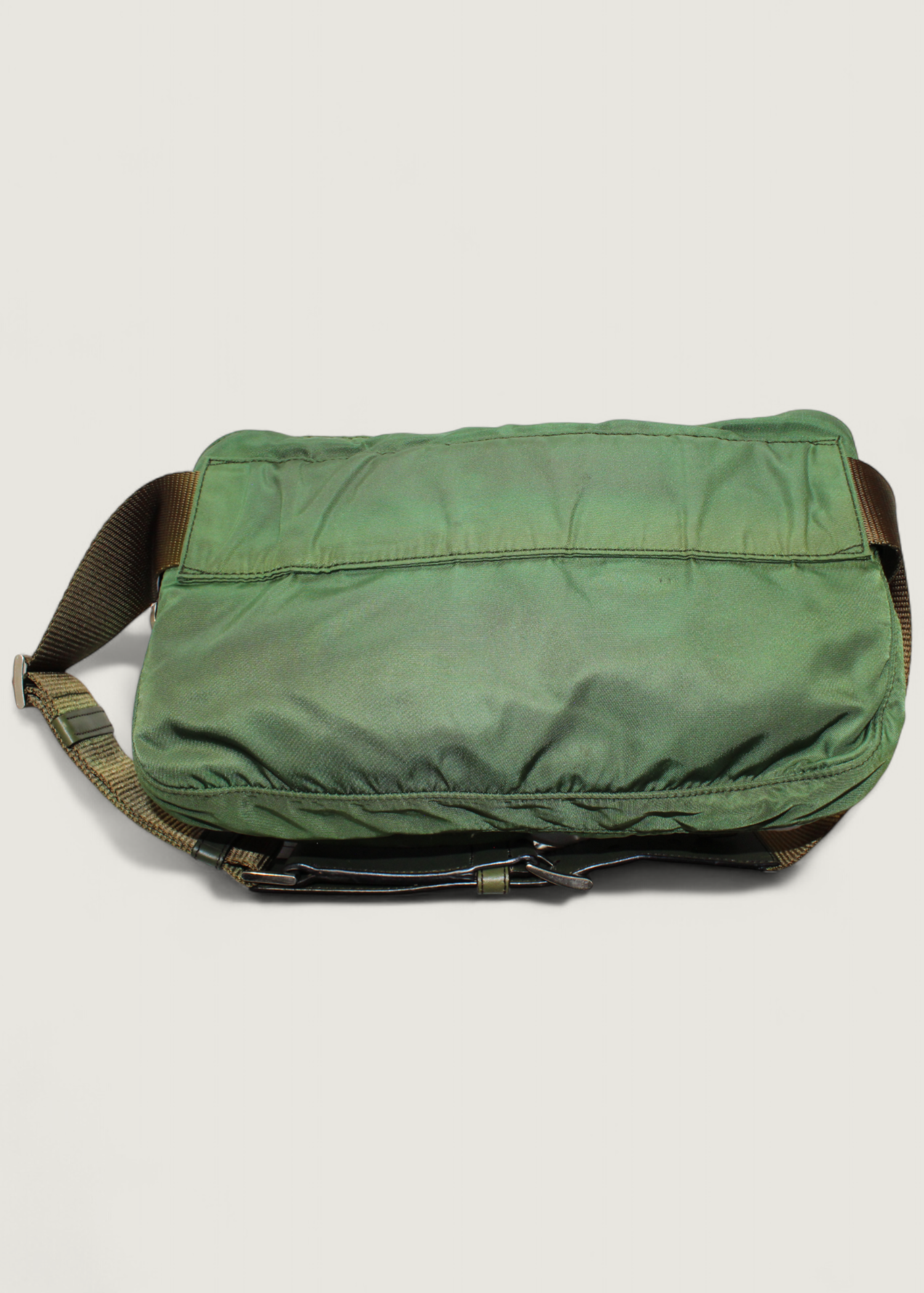Preloved | Prada Tessuto Bæltetaske i Khaki Grøn Nylon