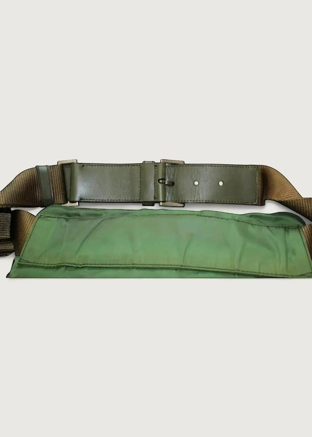 Preloved | Prada Tessuto Bæltetaske i Khaki Grøn Nylon Prada