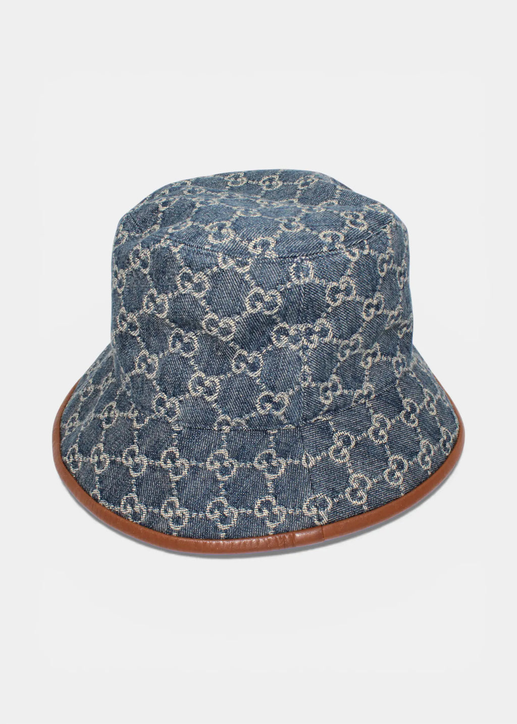 Preloved | Gucci GG Monogram Bøllehat i Denim Canvas