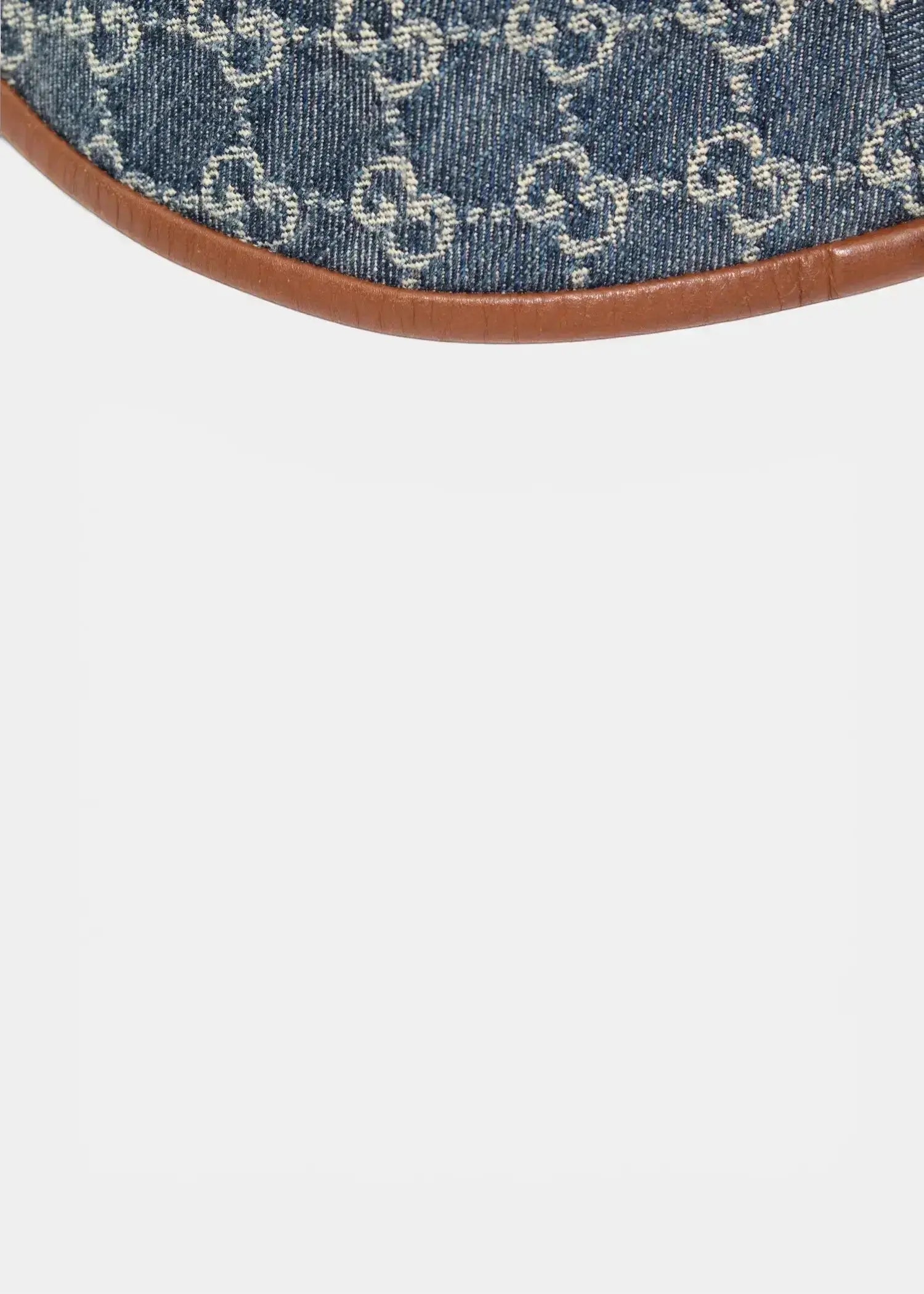 Preloved | Gucci GG Monogram Bøllehat i Denim Canvas Størrelse Large Gucci