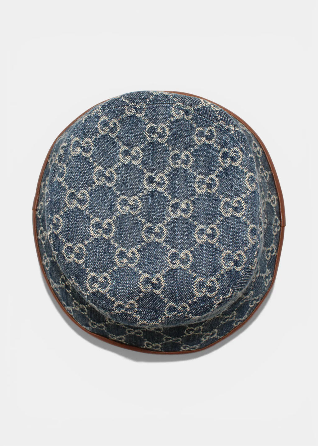 Preloved | Gucci GG Monogram Bøllehat i Denim Canvas