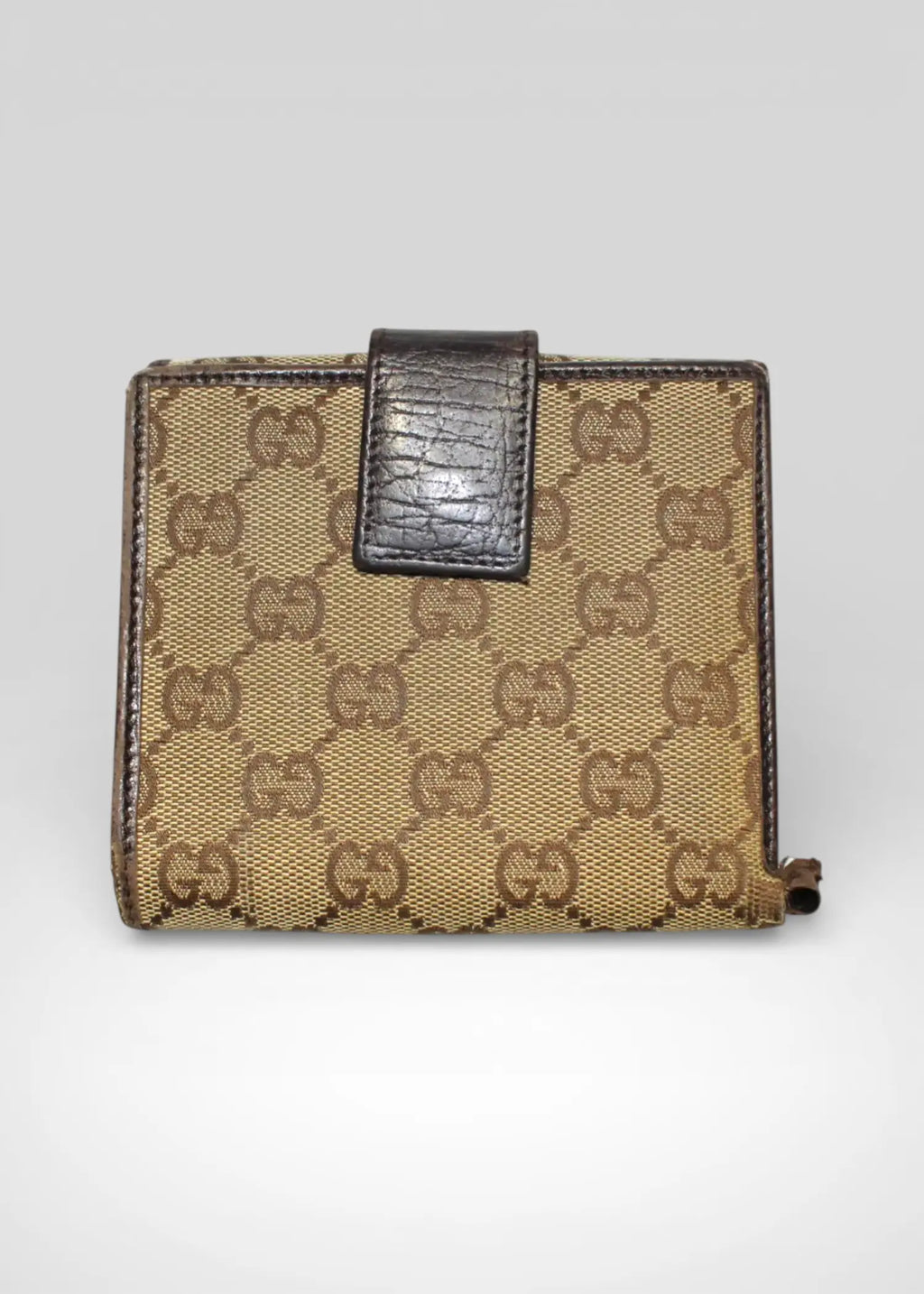 Preloved | Gucci GG Bamboo Pung i Beige Monogram Gucci