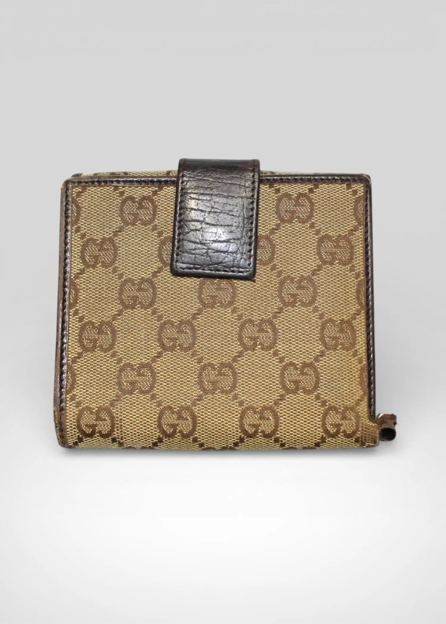 Preloved | Gucci GG Bamboo Pung i Beige Monogram Gucci
