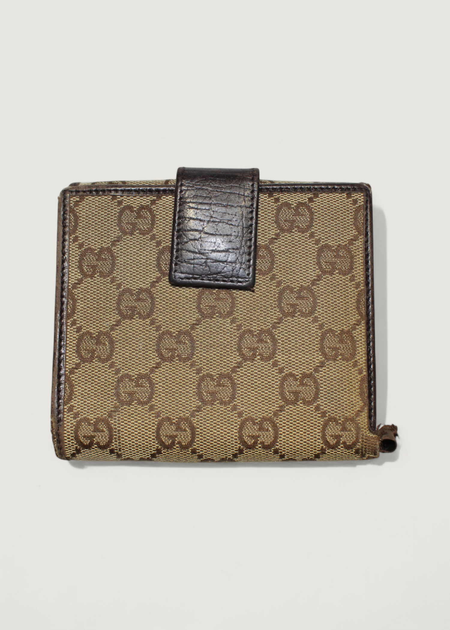 Preloved | Gucci GG Bamboo Pung i Beige Monogram