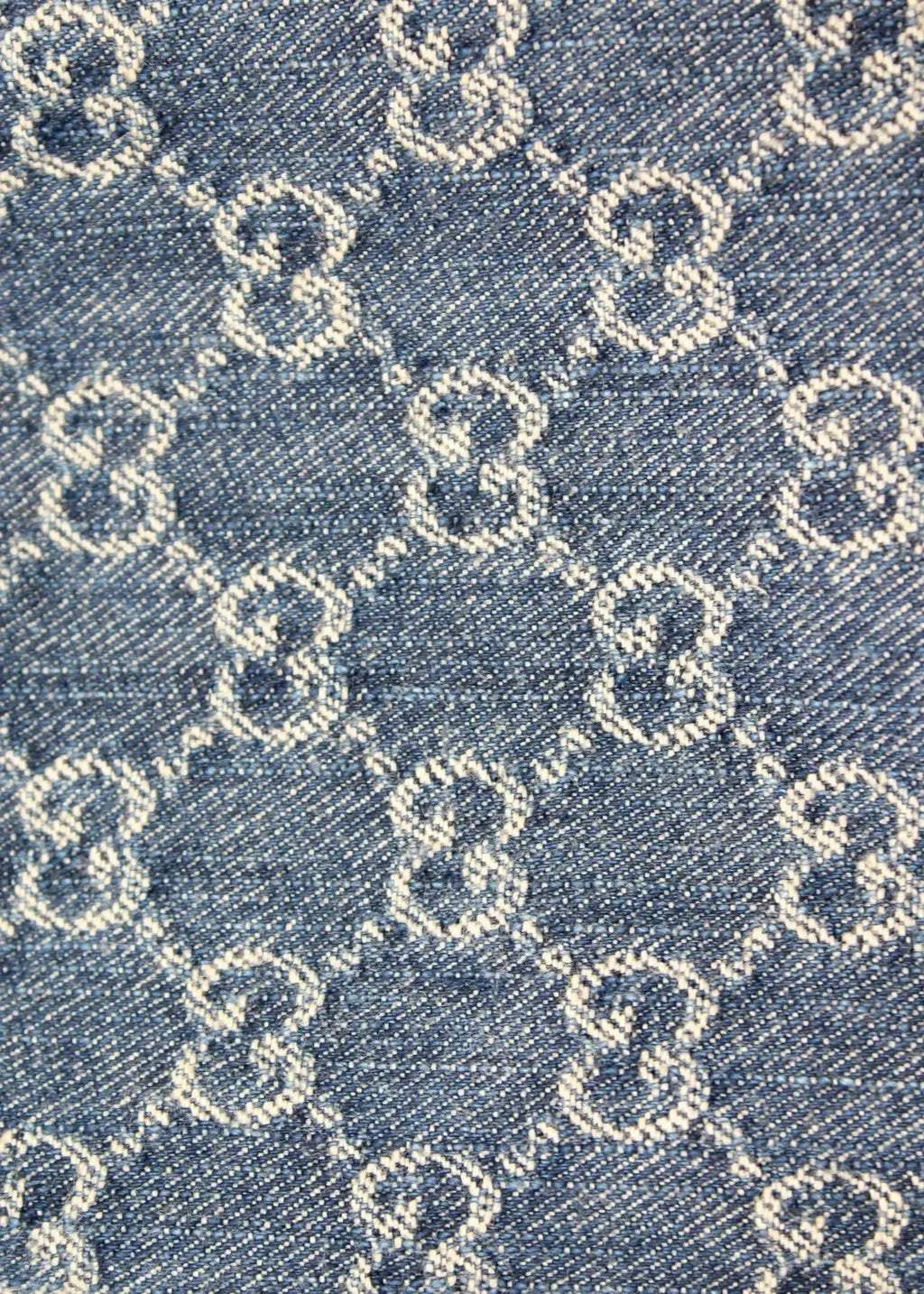 Preloved | Gucci GG Monogram Bøllehat i Denim Canvas Størrelse Large Gucci