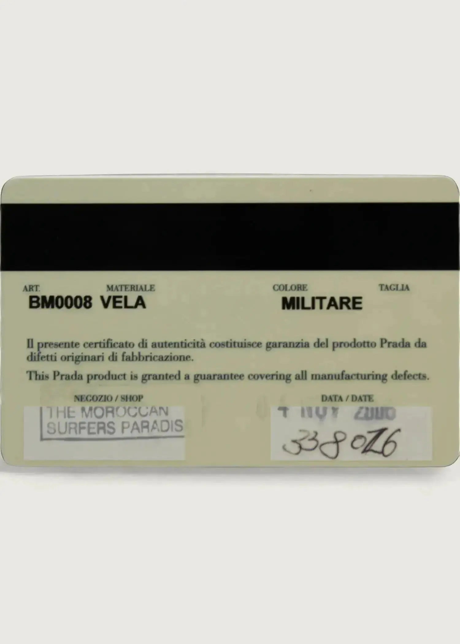 Preloved | Prada Tessuto Bæltetaske i Khaki Grøn Nylon Prada