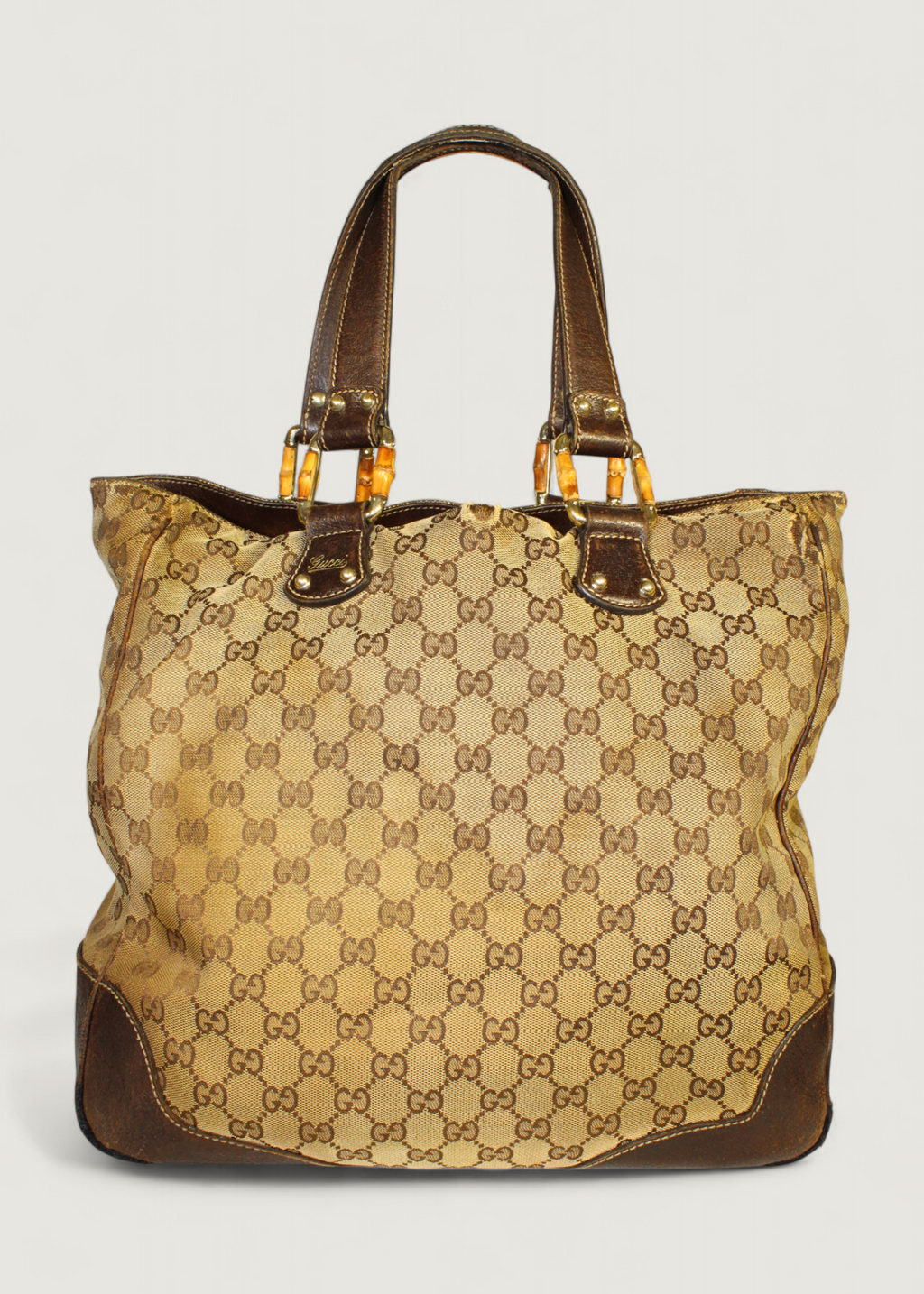 Preloved | Gucci GG Monogram Bamboo Totebag