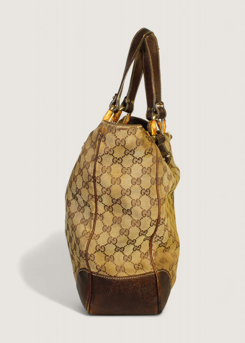 Preloved | Gucci GG Monogram Bamboo Totebag