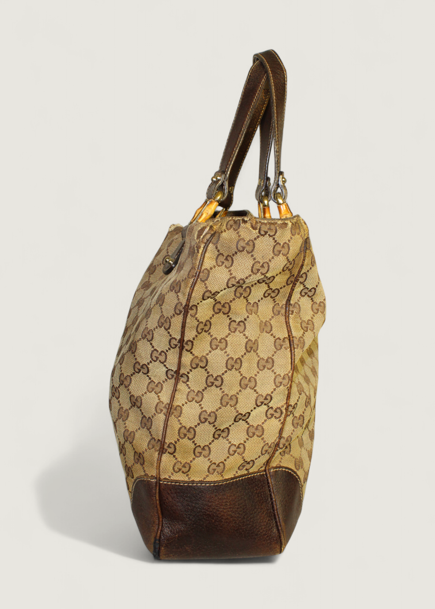 Preloved | Gucci GG Monogram Bamboo Totebag