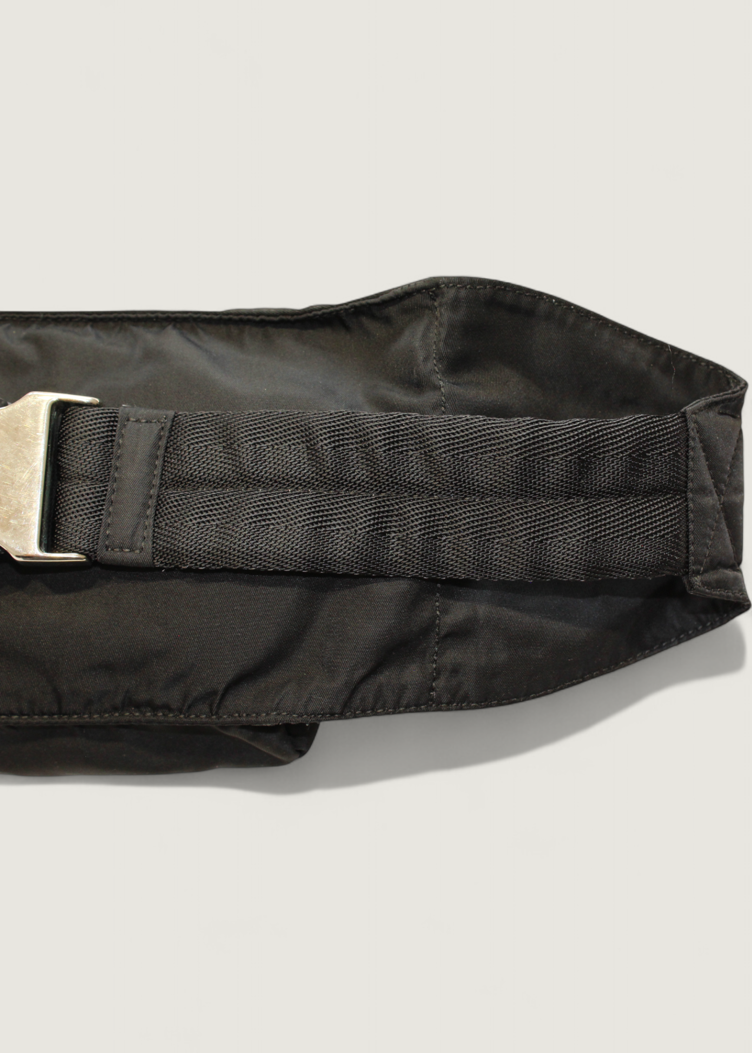 Preloved | Prada Tessuto Bæltetaske i Sort Nylon