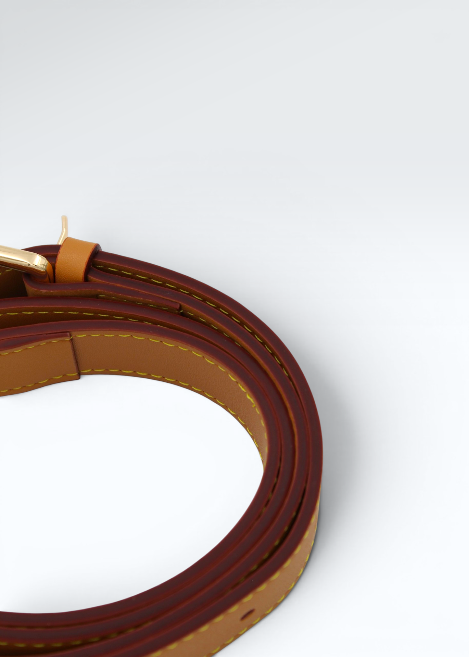 Vachetta Læderrem Patineret til Louis Vuitton Keepall & Speedy Hidden Luxury Project
