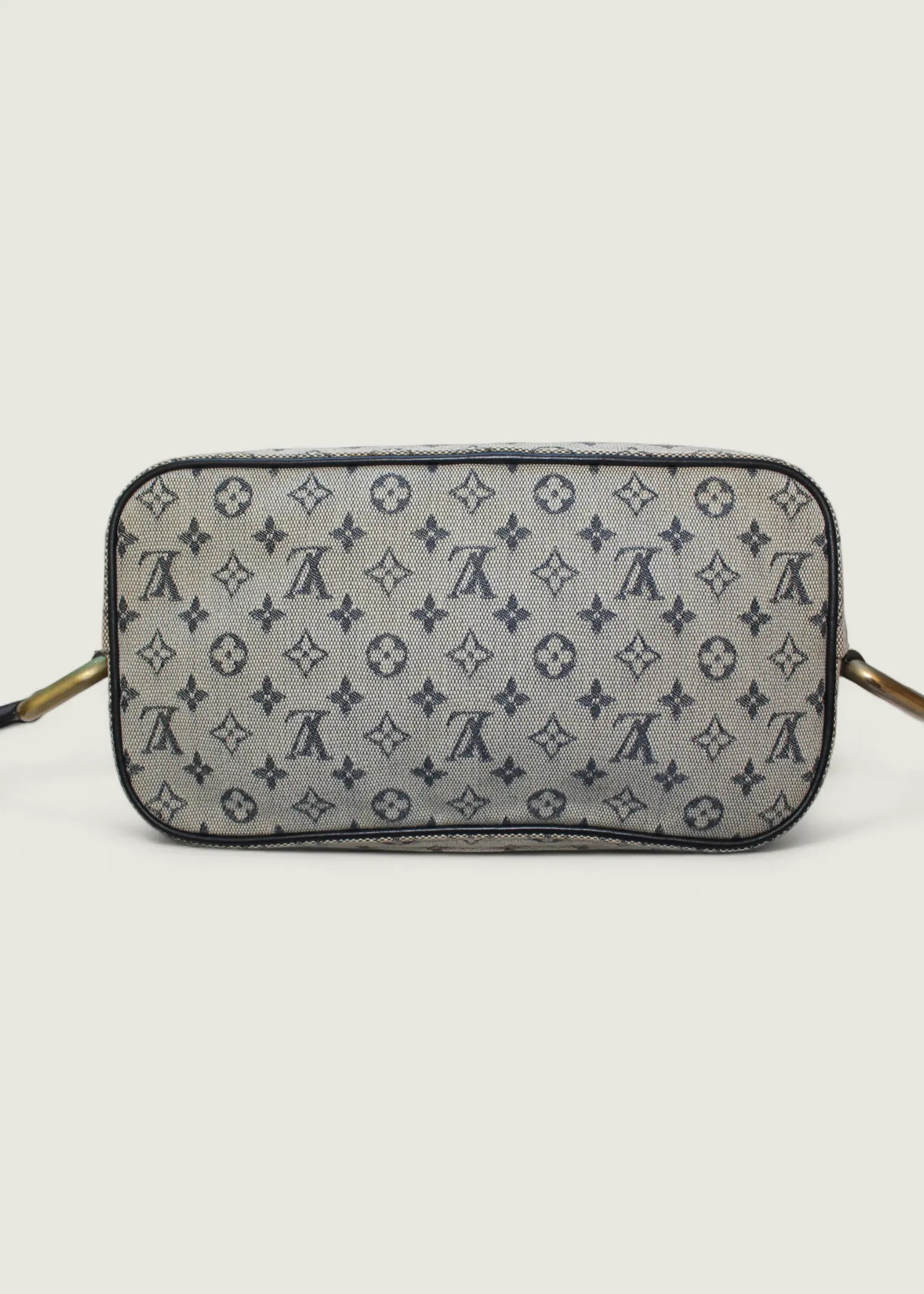 Preloved | Louis Vuitton Monogram Mini Juliette PM Crossbody i Grå Blå Canvas Louis Vuitton