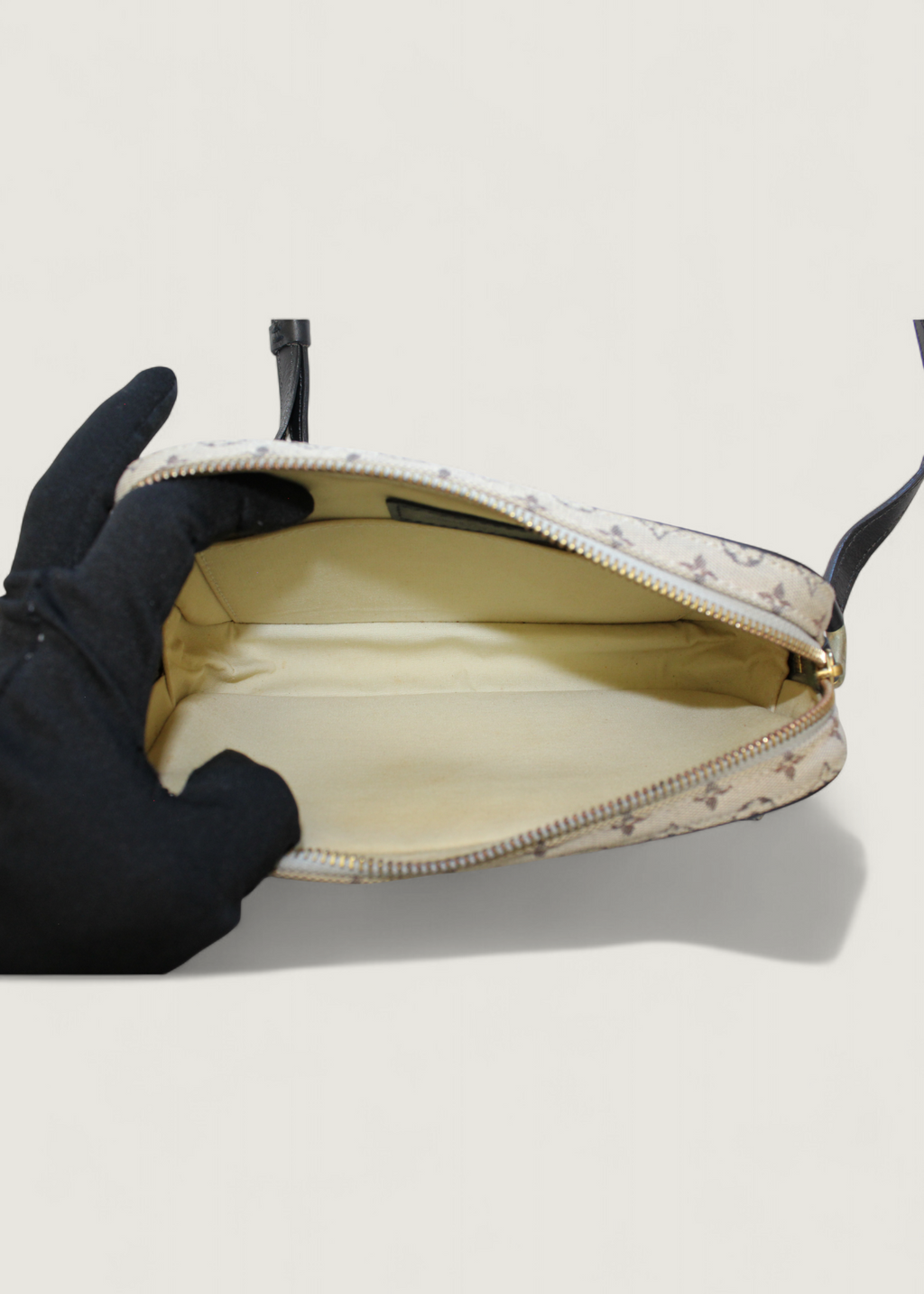 Preloved | Louis Vuitton Monogram Mini Juliette PM Crossbody i Grå Blå Canvas