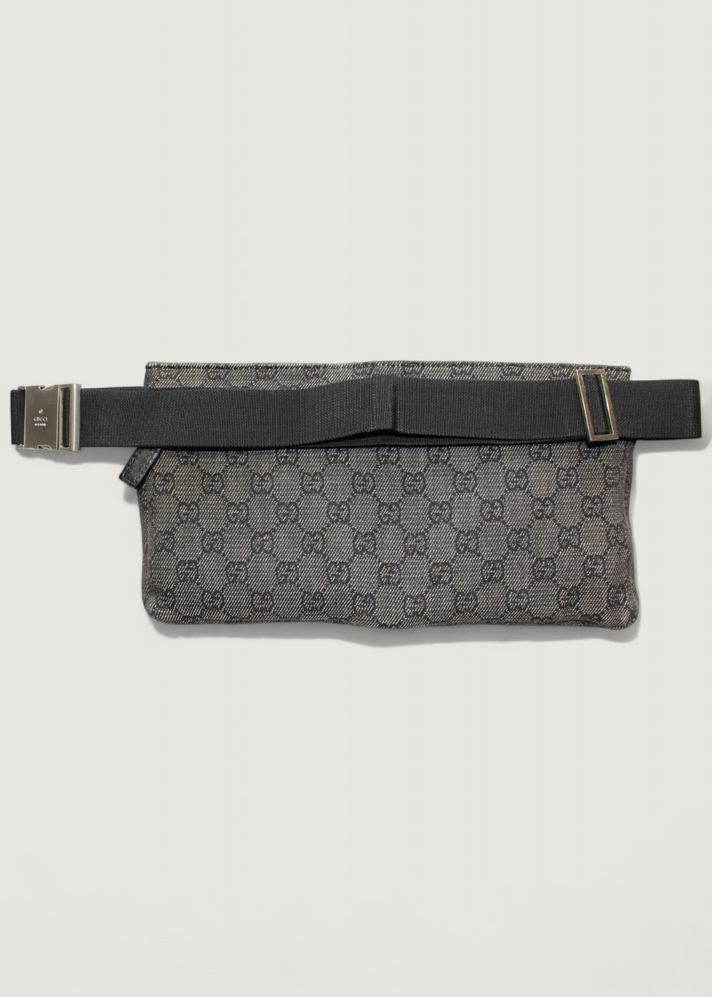 Preloved | Gucci GG Monogram Bæltetaske i Metallic Canvas