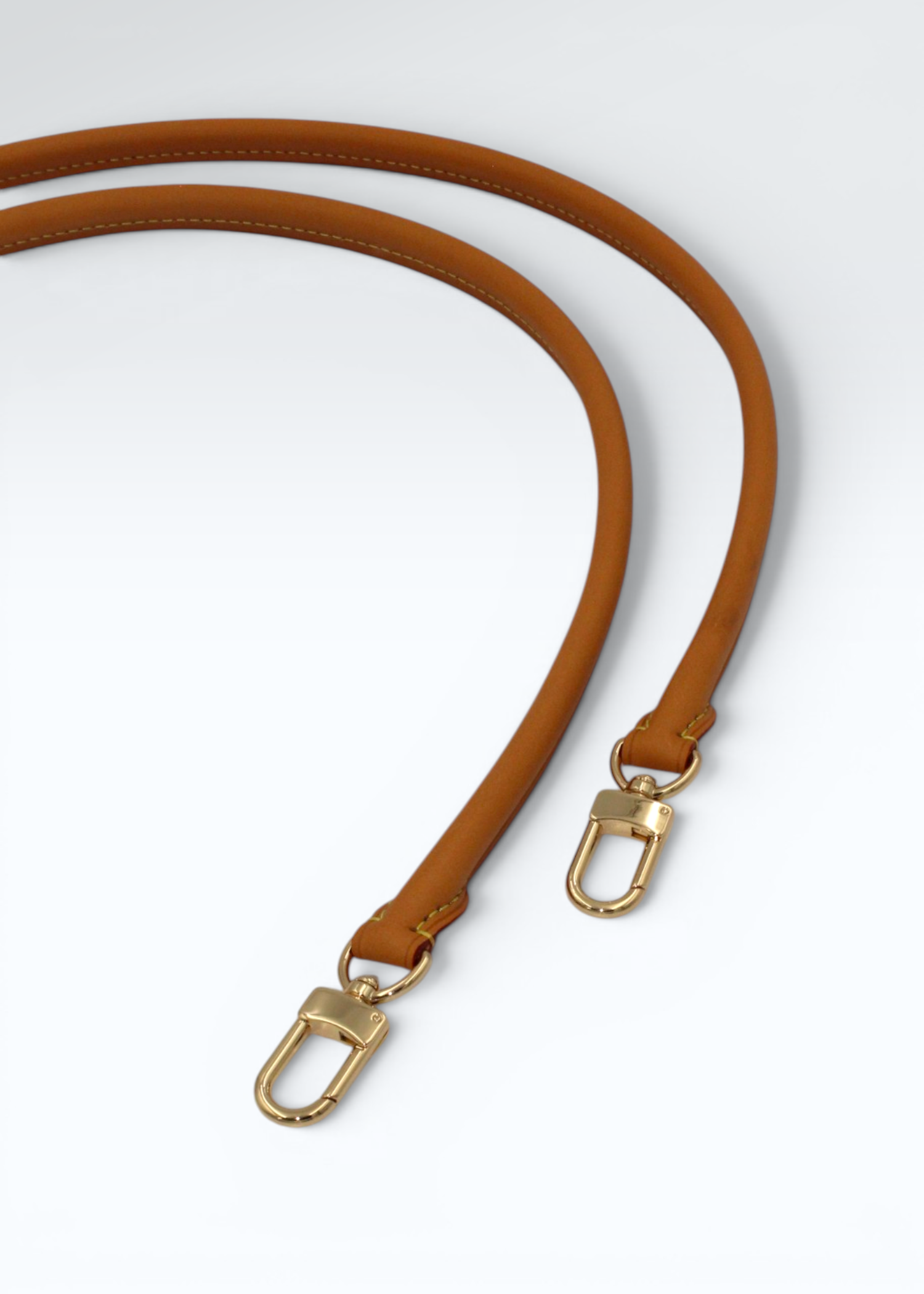 Vachetta Læderrem Patineret til Louis Vuitton Speedy, Tivoli, Alma, Keepall & Jasmin – 70 cm Hidden Luxury Project