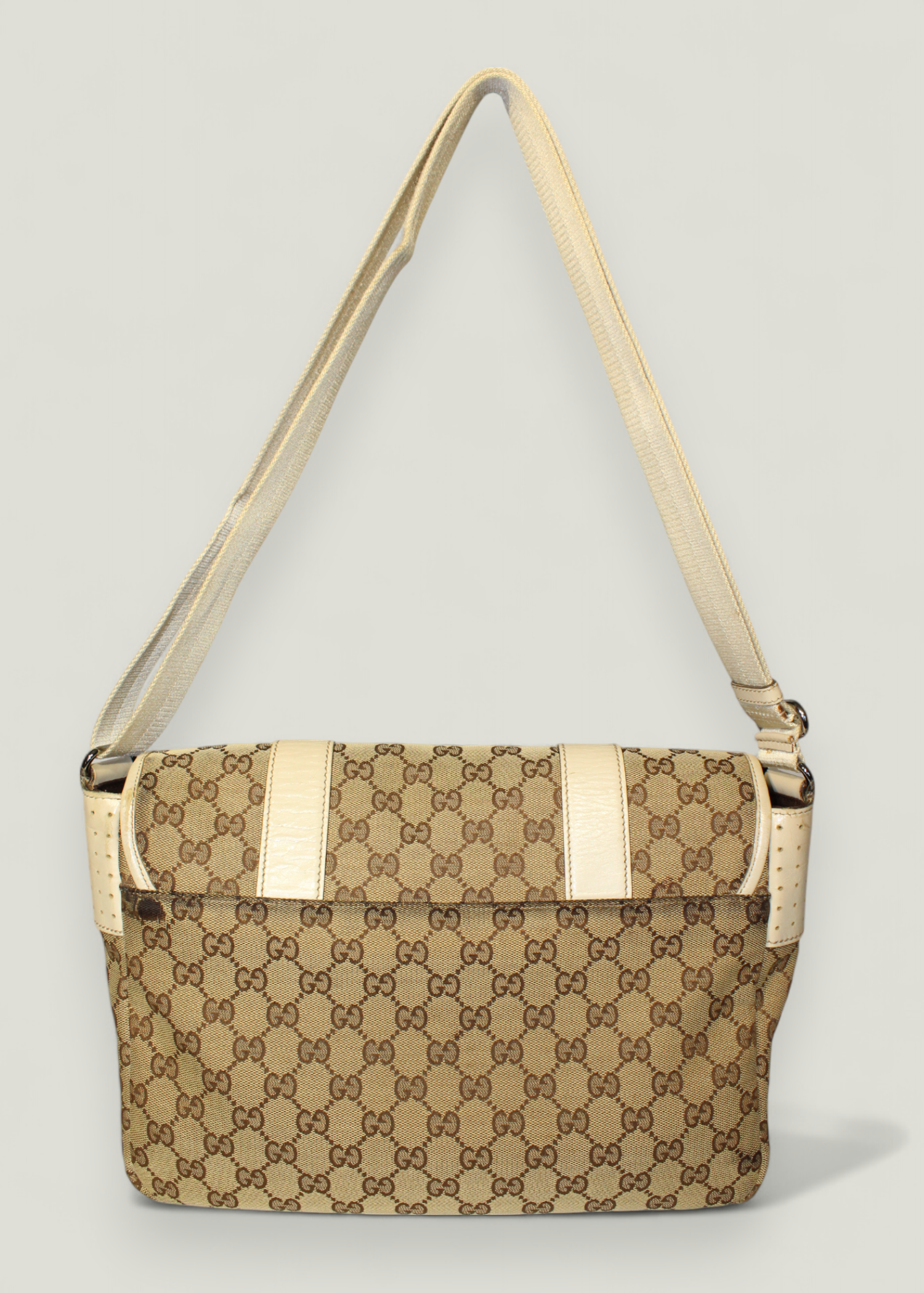 Preloved | Gucci GG Crossbody i Beige Monogram Canvas