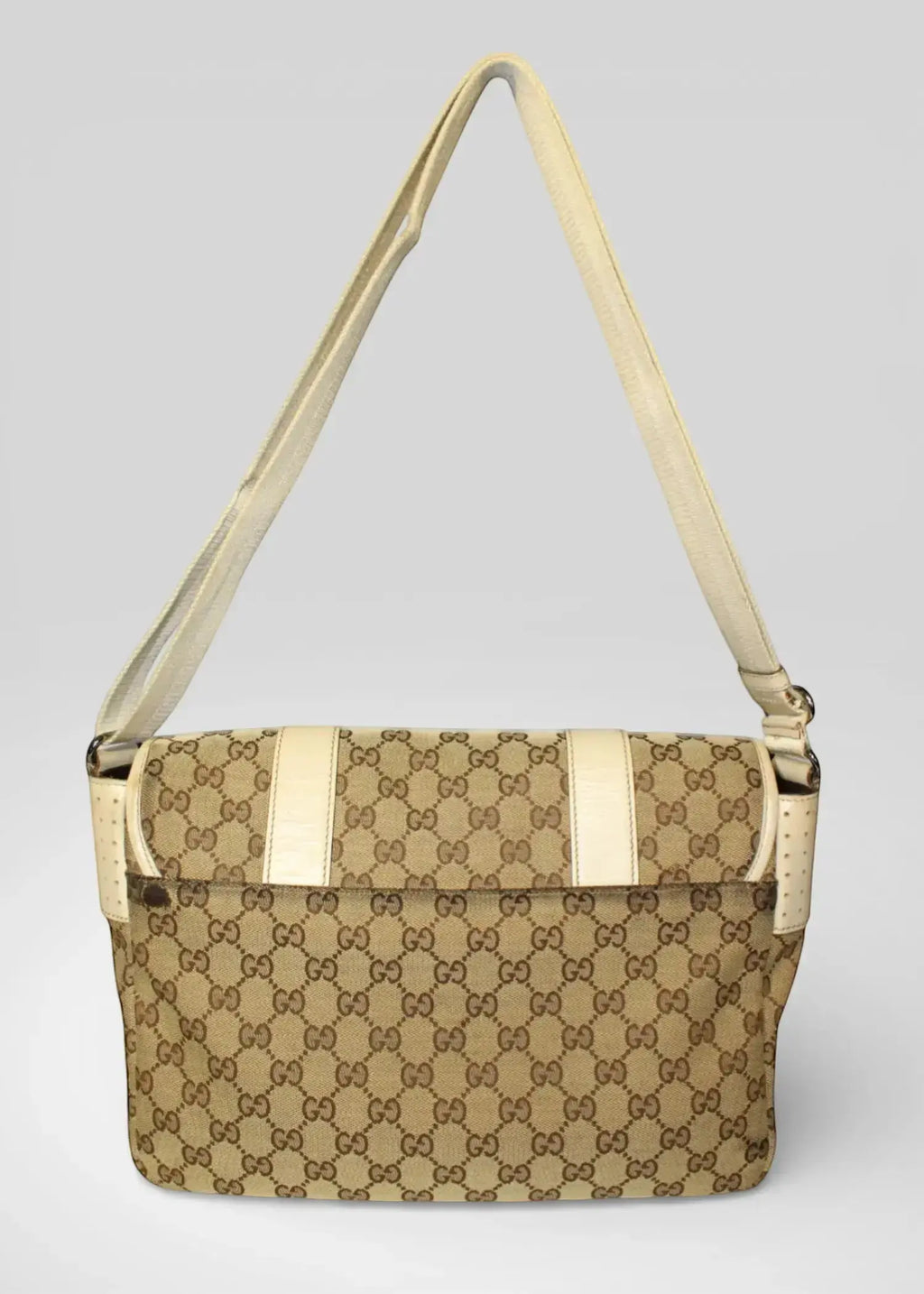 Preloved | Gucci GG Crossbody i Beige Monogram Canvas Gucci