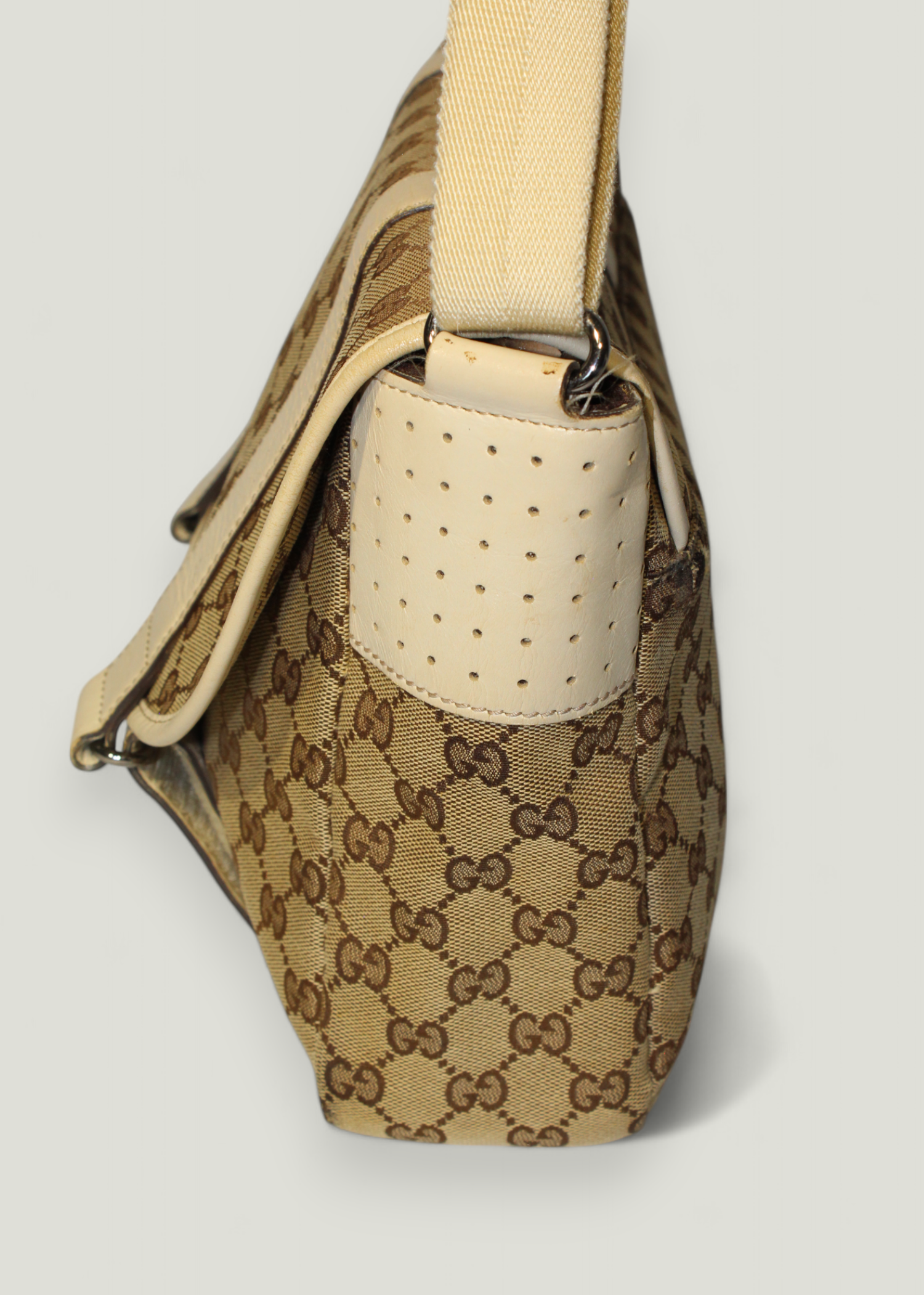 Preloved | Gucci GG Crossbody i Beige Monogram Canvas